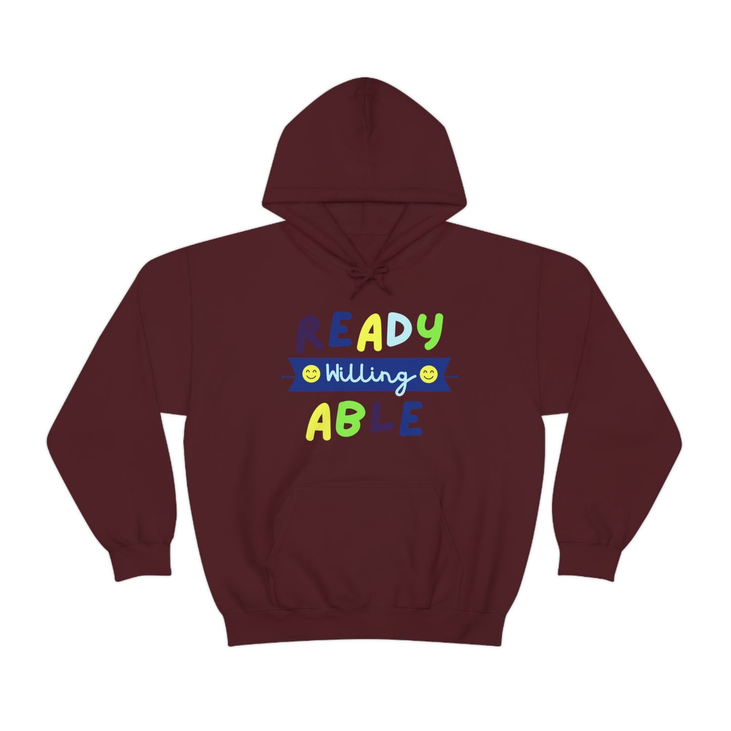 Ready Willing Able  - Unisex Heavy Blend™ Hooded Sweatshirt