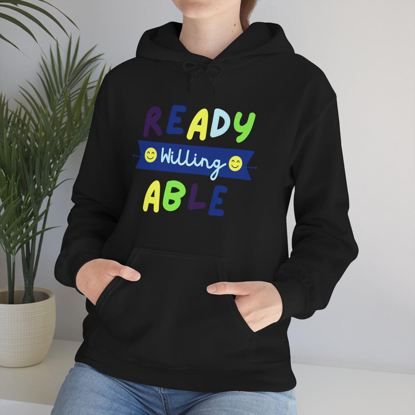 Ready Willing Able  - Unisex Heavy Blend™ Hooded Sweatshirt