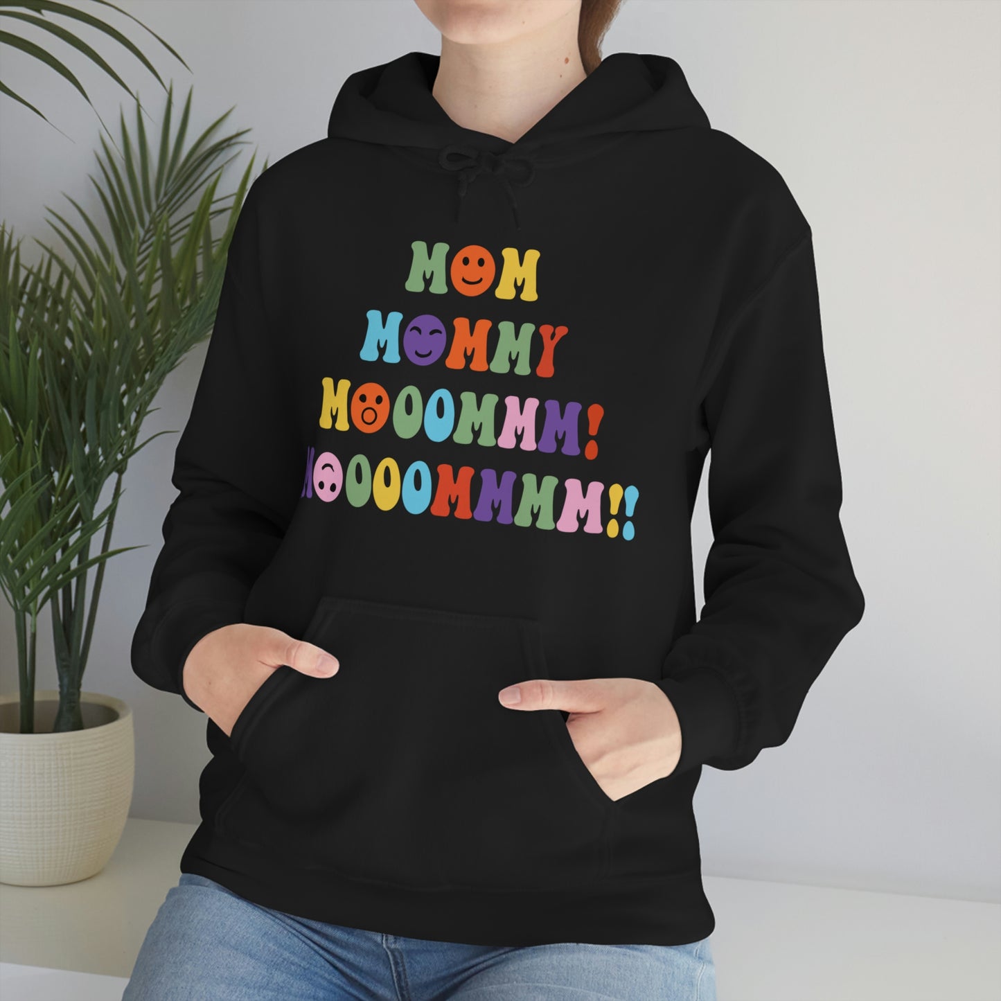 Moooommmm - Unisex Heavy Blend™ Hooded Sweatshirt