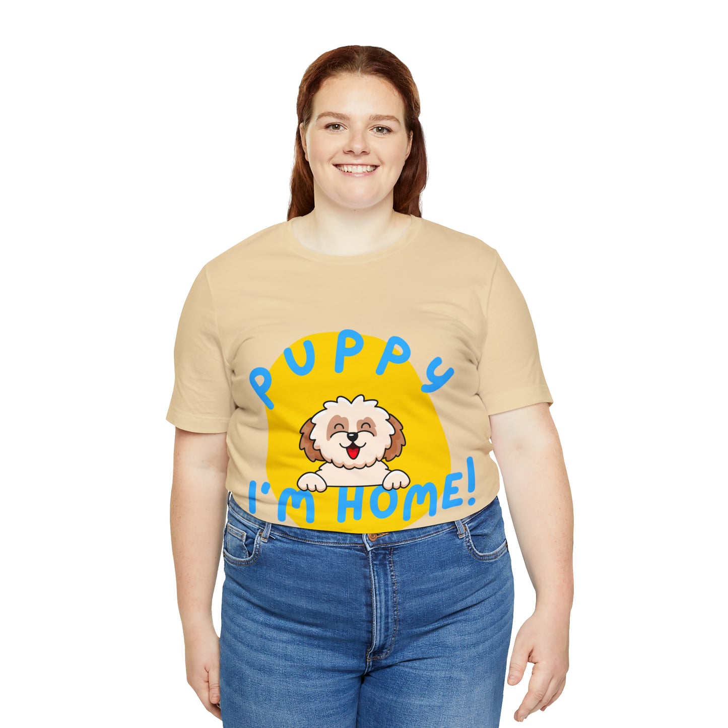 Puppy I'm Home - Unisex Jersey Short Sleeve Tee