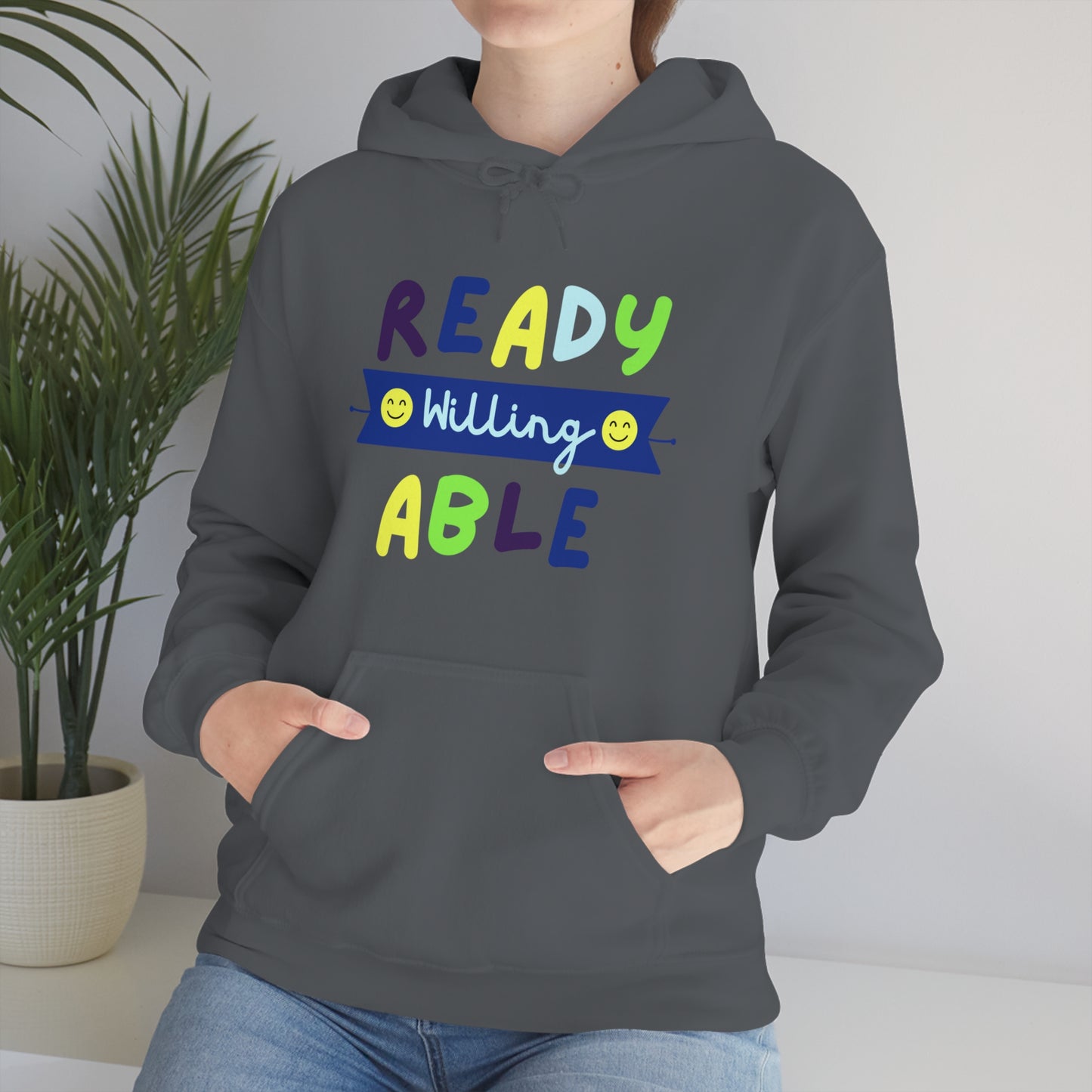 Ready Willing Able  - Unisex Heavy Blend™ Hooded Sweatshirt