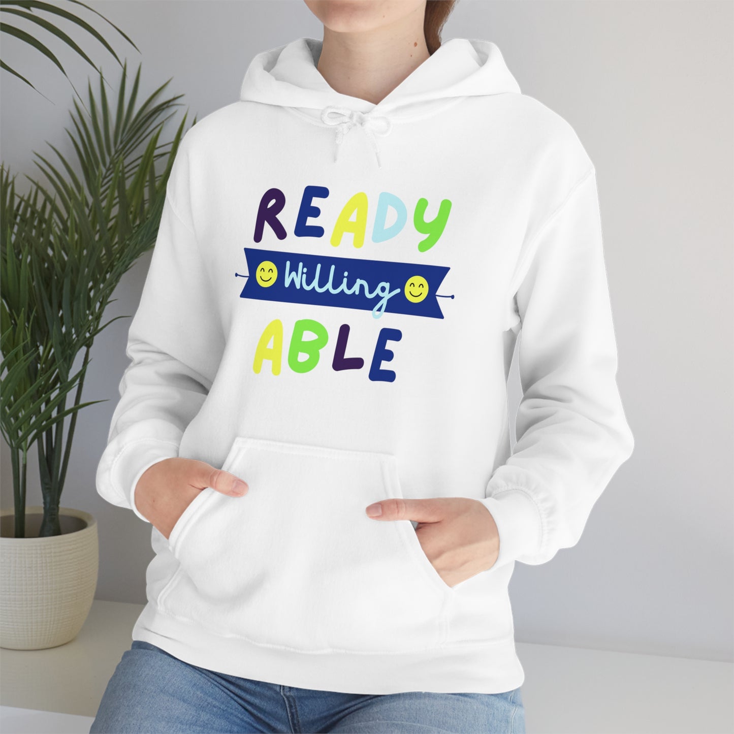 Ready Willing Able  - Unisex Heavy Blend™ Hooded Sweatshirt