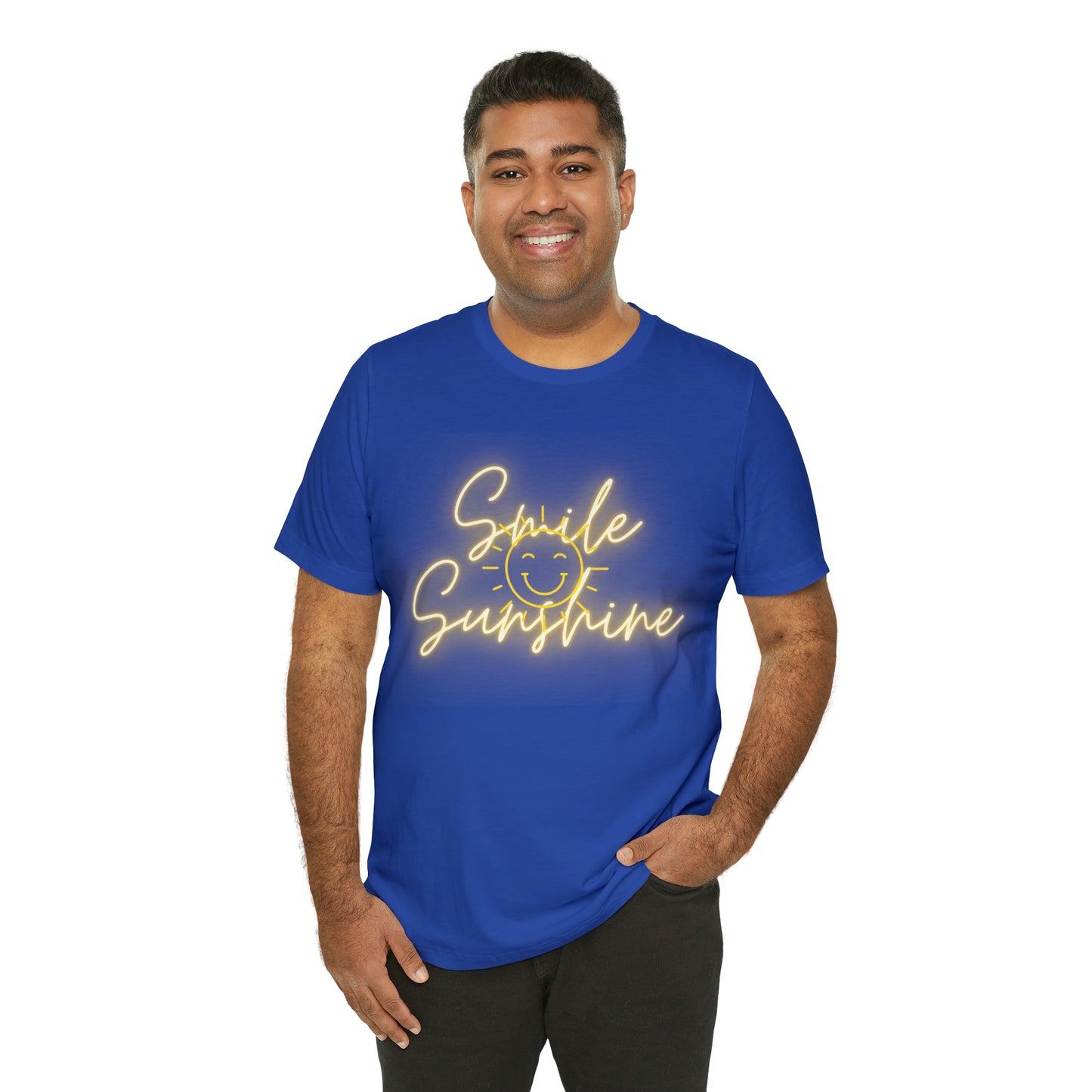 Smile Sunshine - Unisex Jersey Short Sleeve Tee