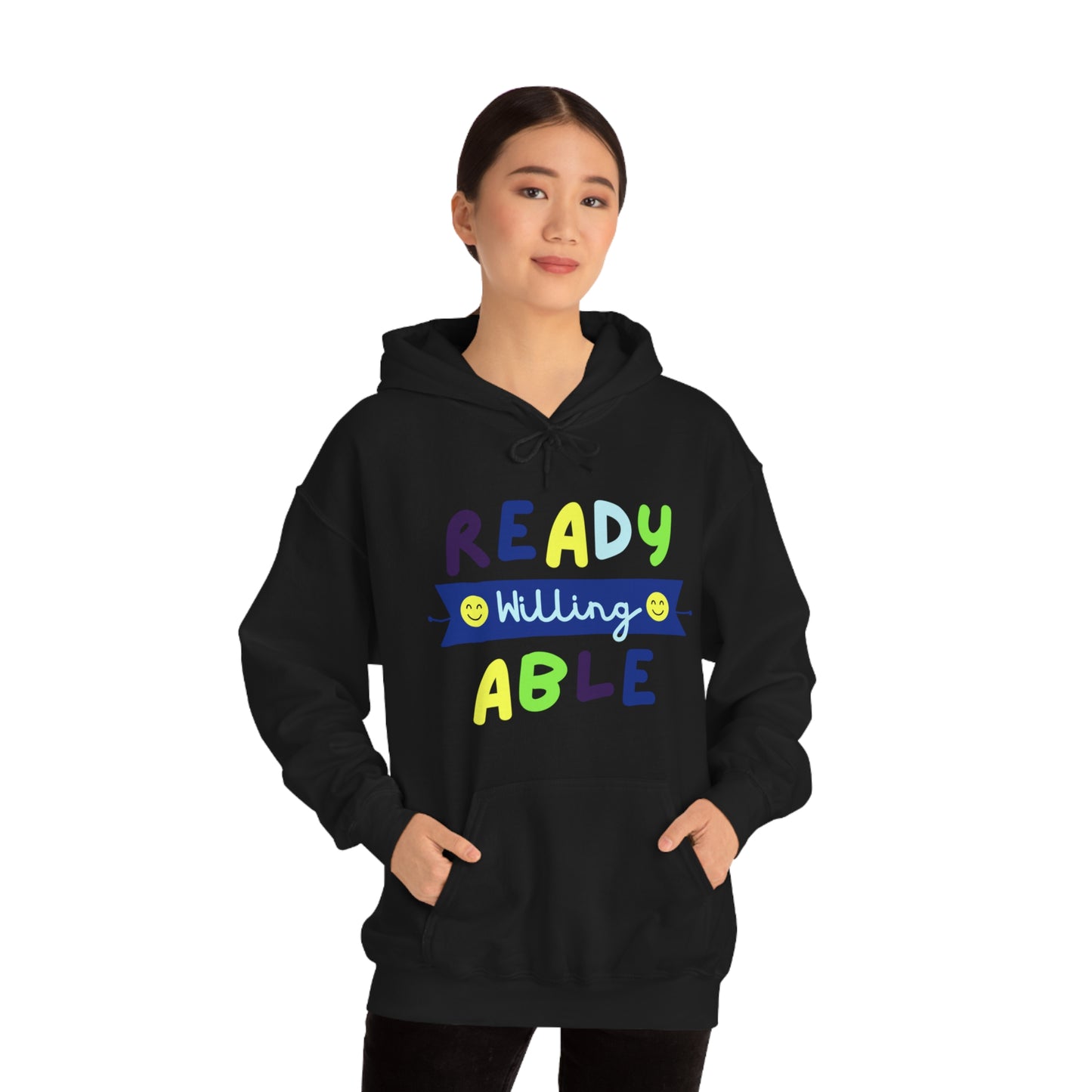 Ready Willing Able  - Unisex Heavy Blend™ Hooded Sweatshirt