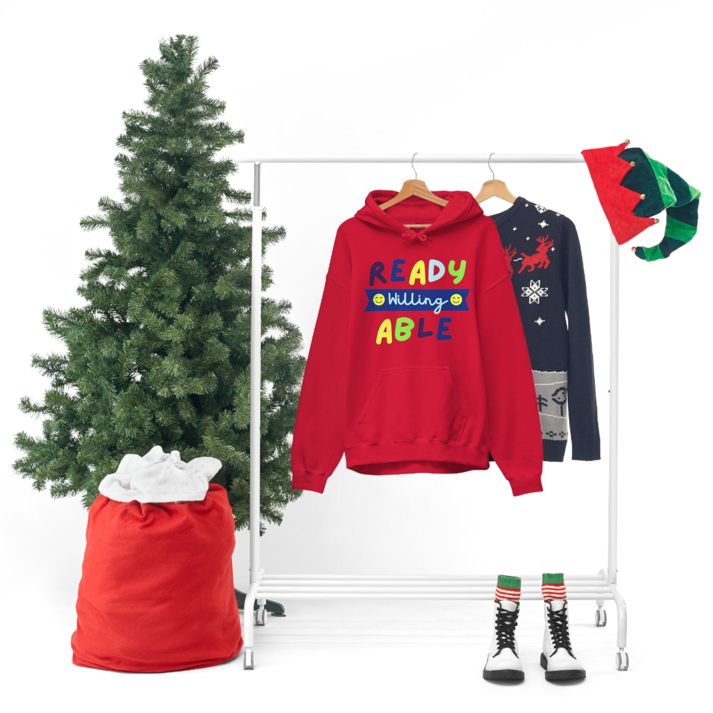 Ready Willing Able  - Unisex Heavy Blend™ Hooded Sweatshirt