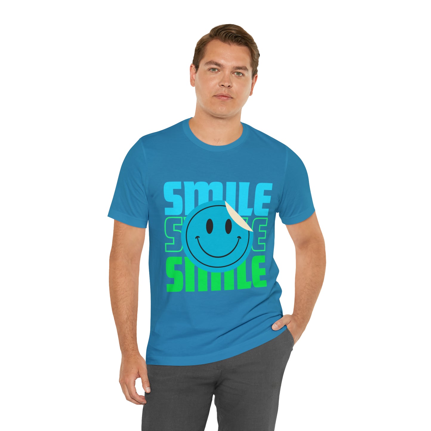 Smile  Unisex Jersey Short Sleeve Tee