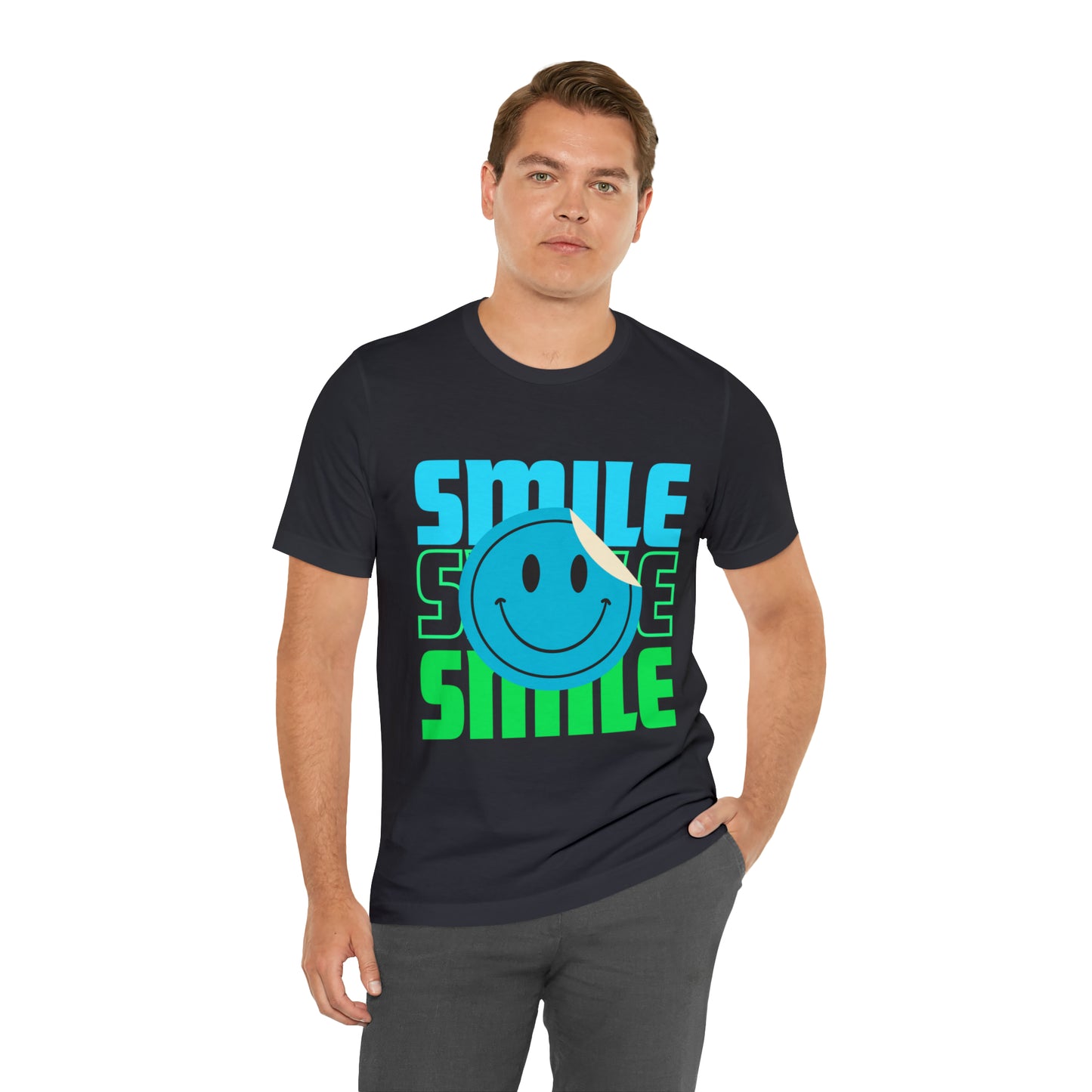 Smile  Unisex Jersey Short Sleeve Tee