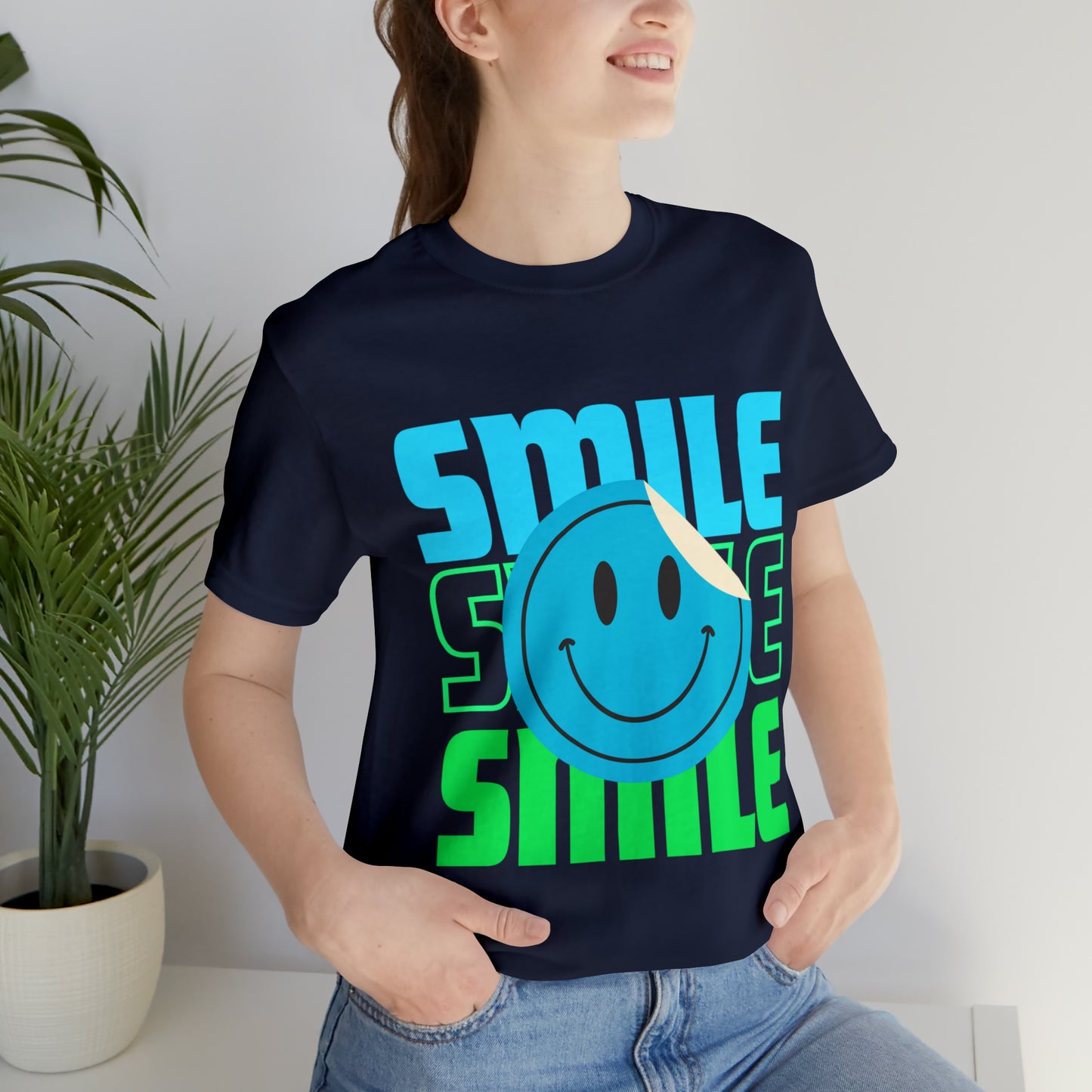 Smile  Unisex Jersey Short Sleeve Tee