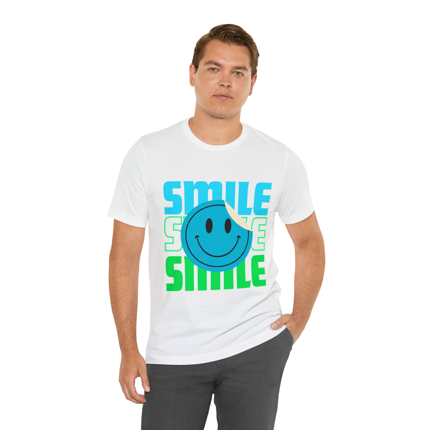 Smile  Unisex Jersey Short Sleeve Tee
