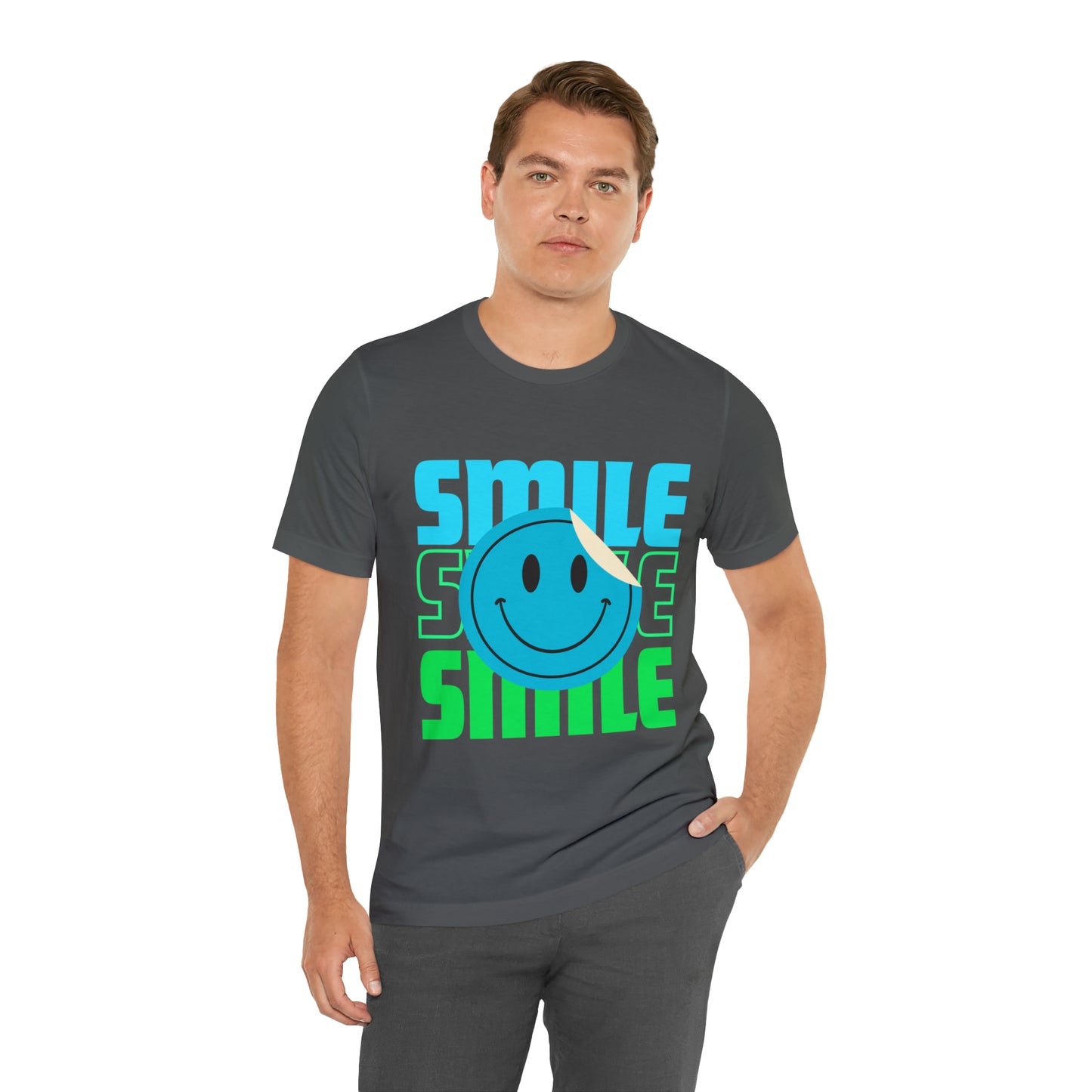 Smile  Unisex Jersey Short Sleeve Tee