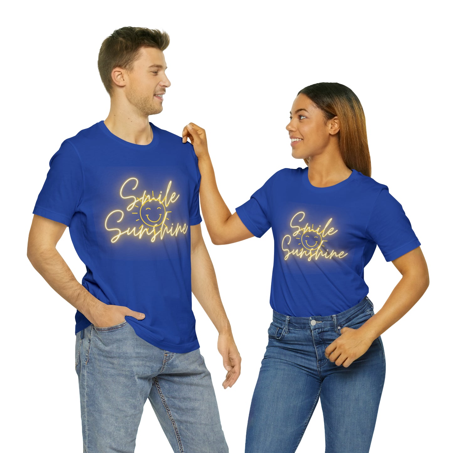 Smile Sunshine - Unisex Jersey Short Sleeve Tee