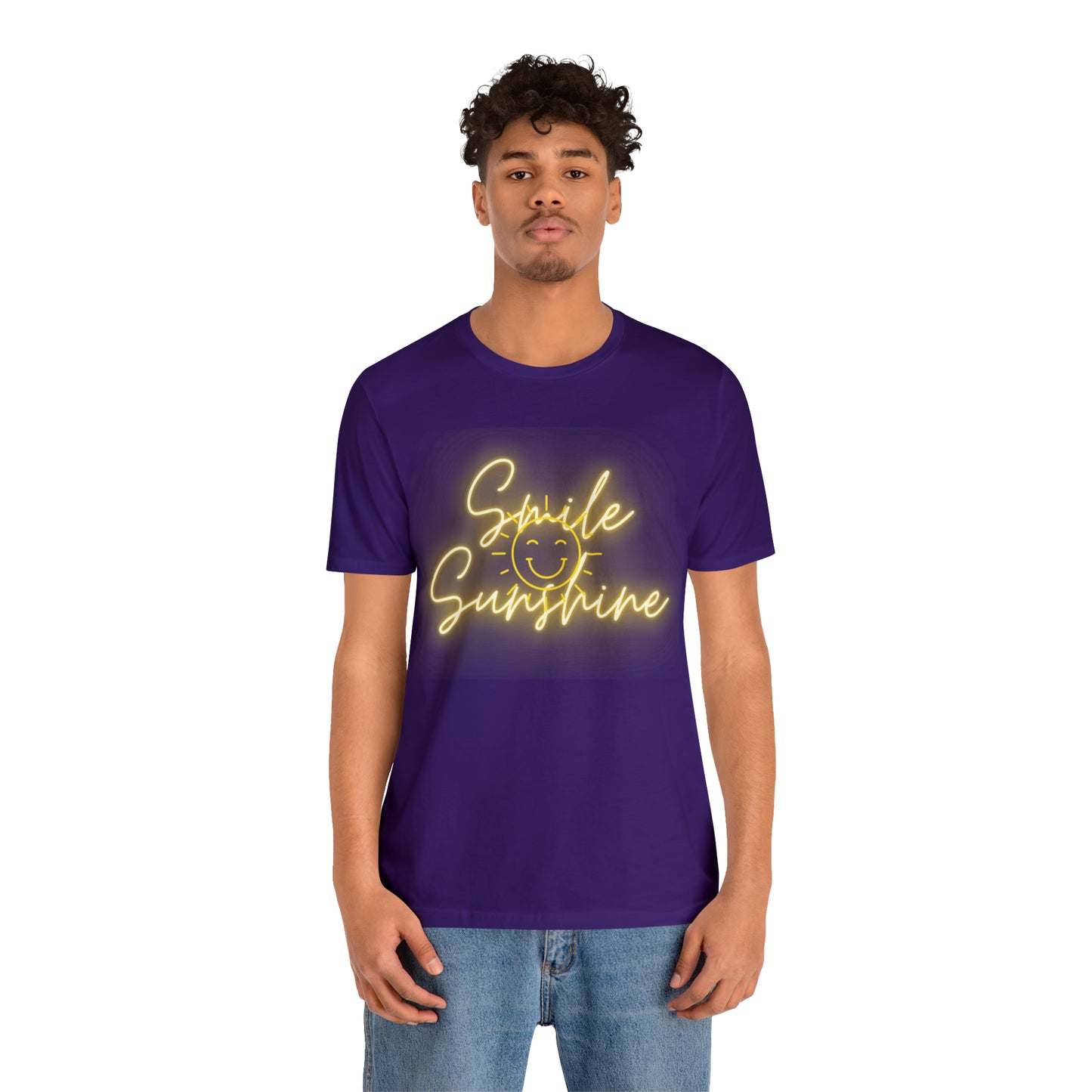 Smile Sunshine - Unisex Jersey Short Sleeve Tee