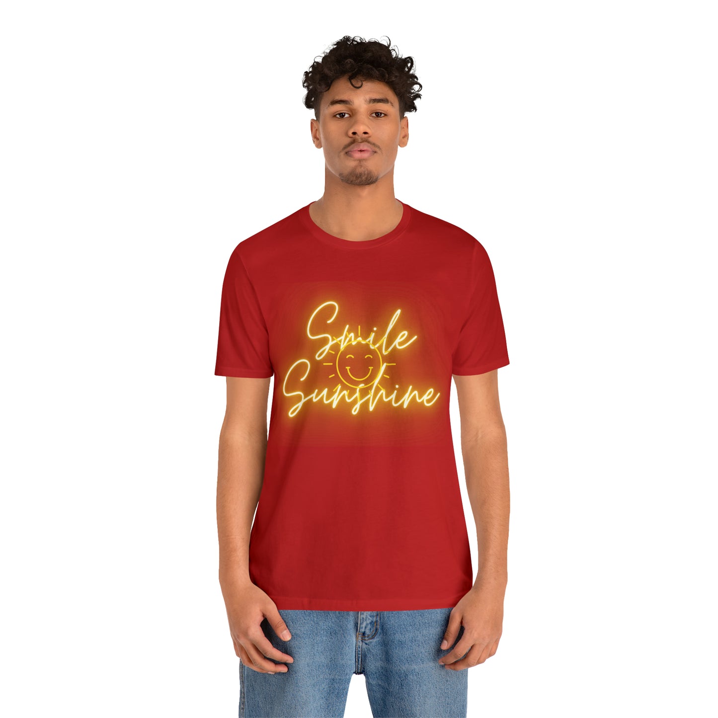 Smile Sunshine - Unisex Jersey Short Sleeve Tee