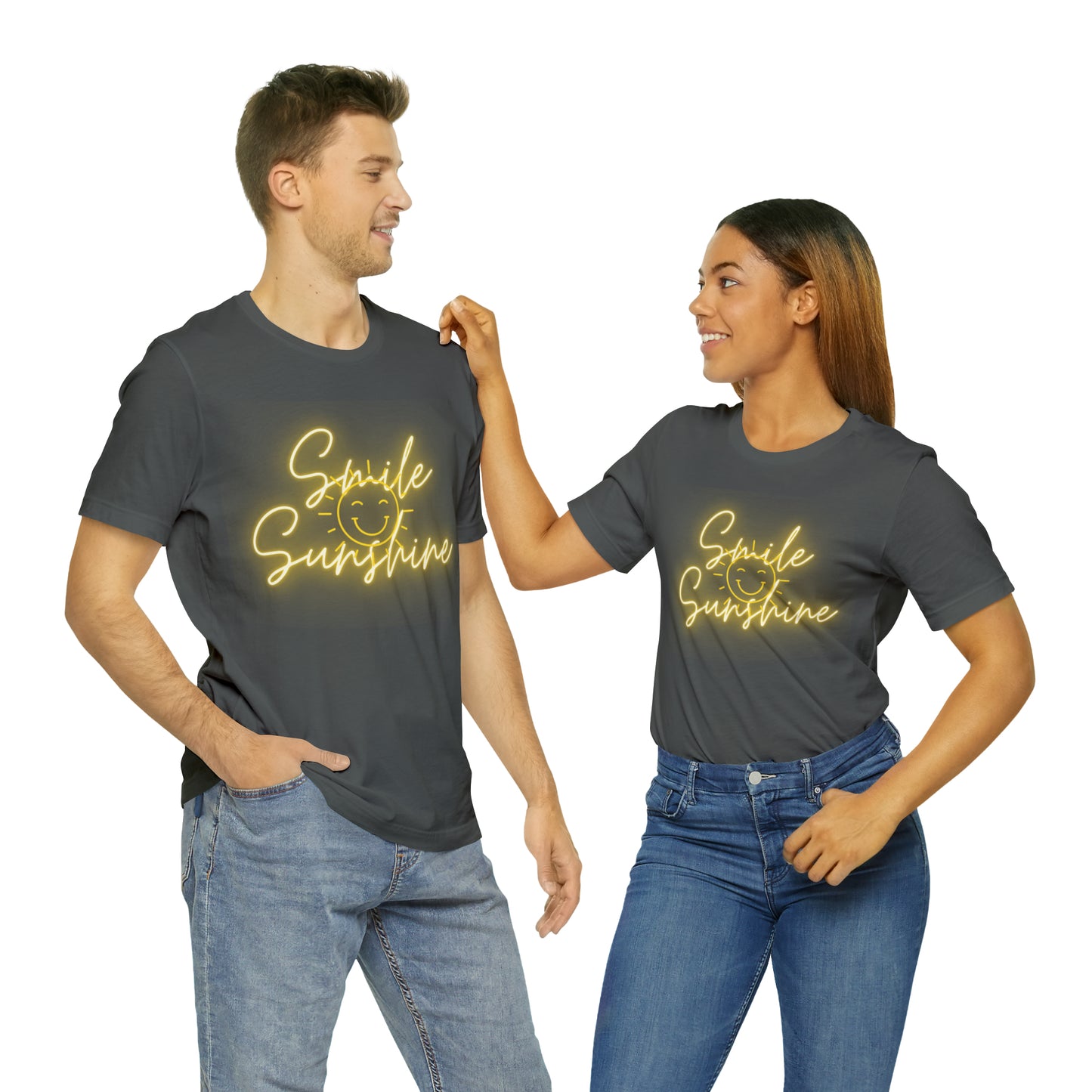 Smile Sunshine - Unisex Jersey Short Sleeve Tee