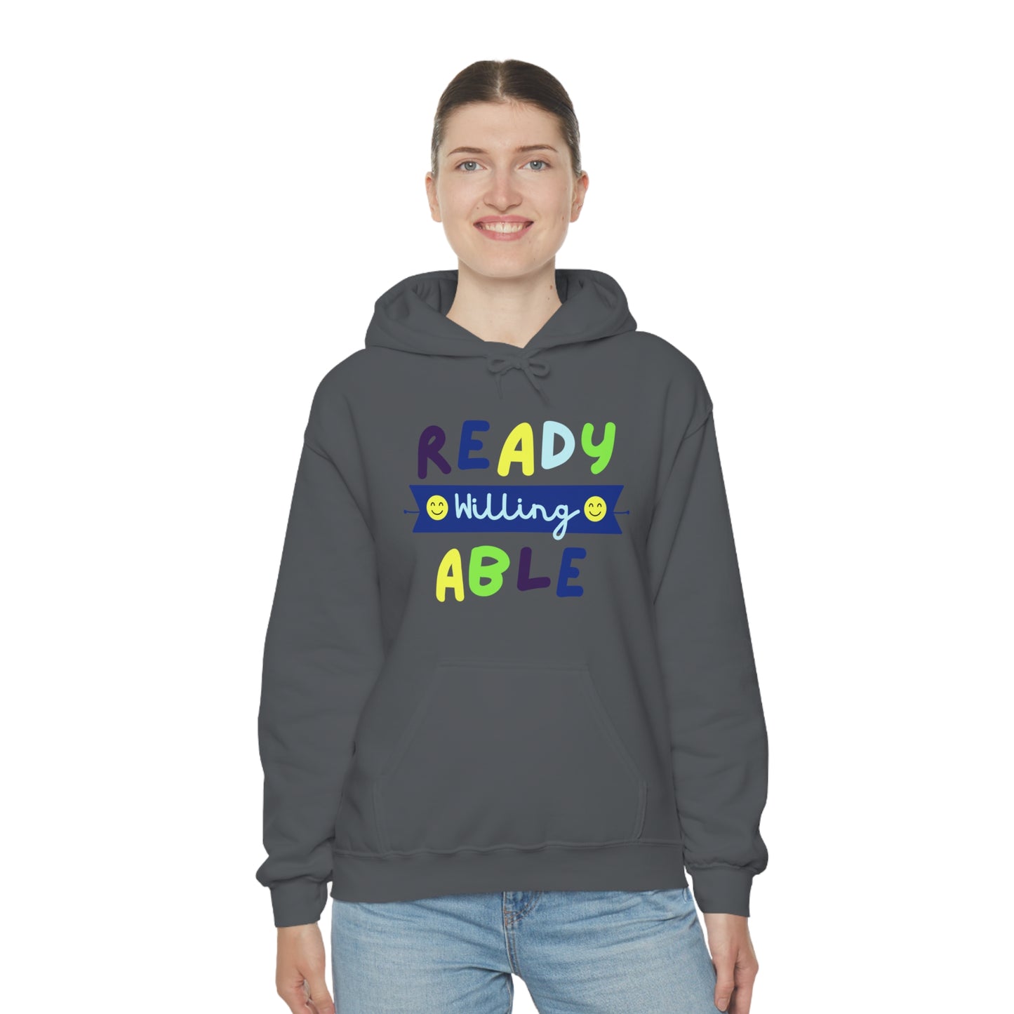 Ready Willing Able  - Unisex Heavy Blend™ Hooded Sweatshirt