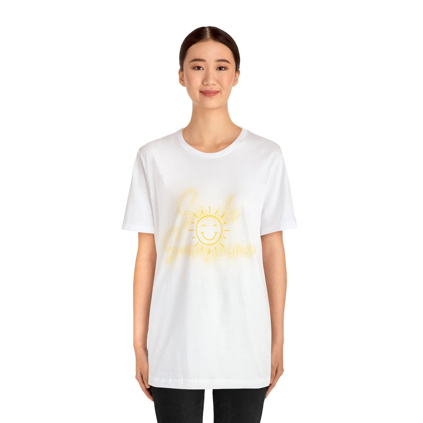 Smile Sunshine - Unisex Jersey Short Sleeve Tee