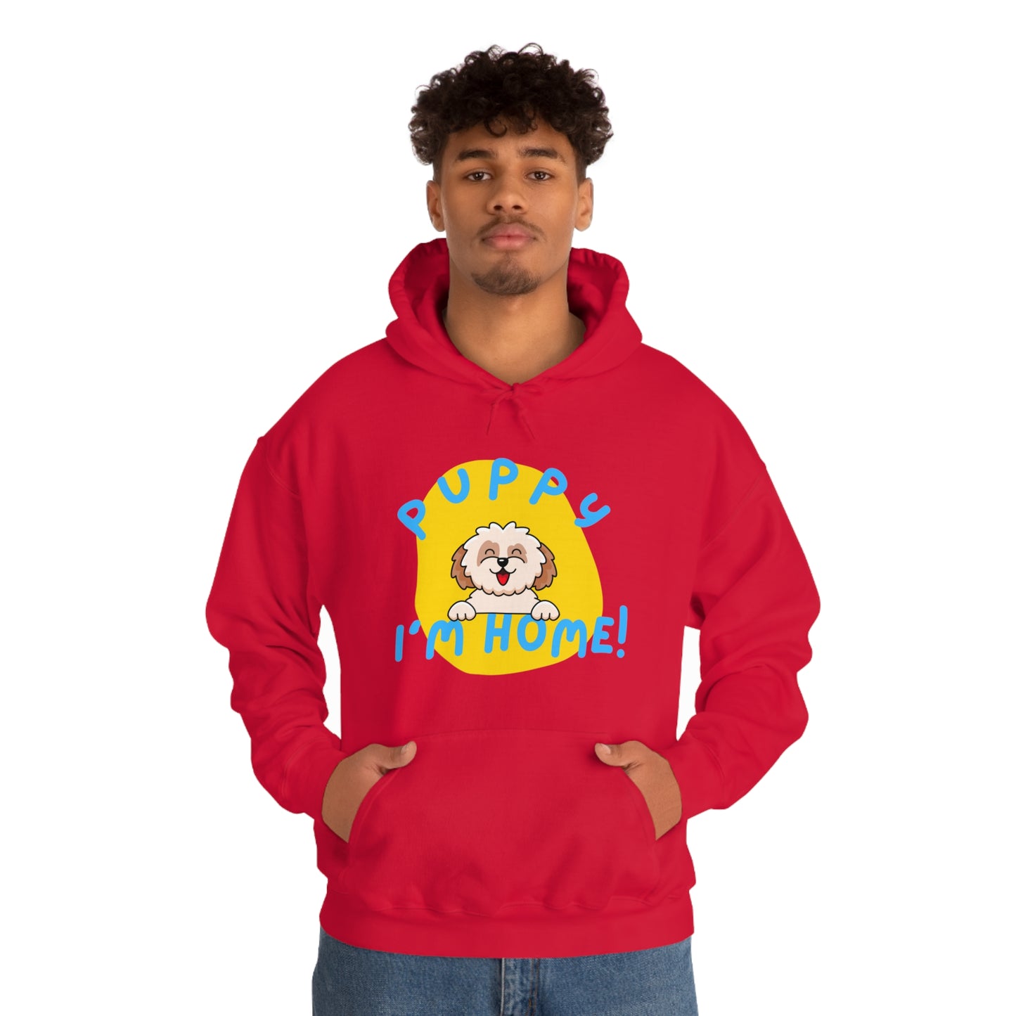 Puppy I'm Home - Unisex Heavy Blend™ Hooded Sweatshirt