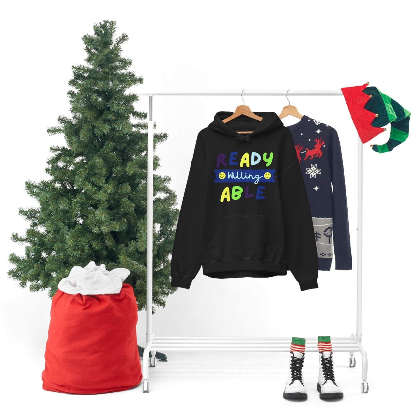 Ready Willing Able  - Unisex Heavy Blend™ Hooded Sweatshirt