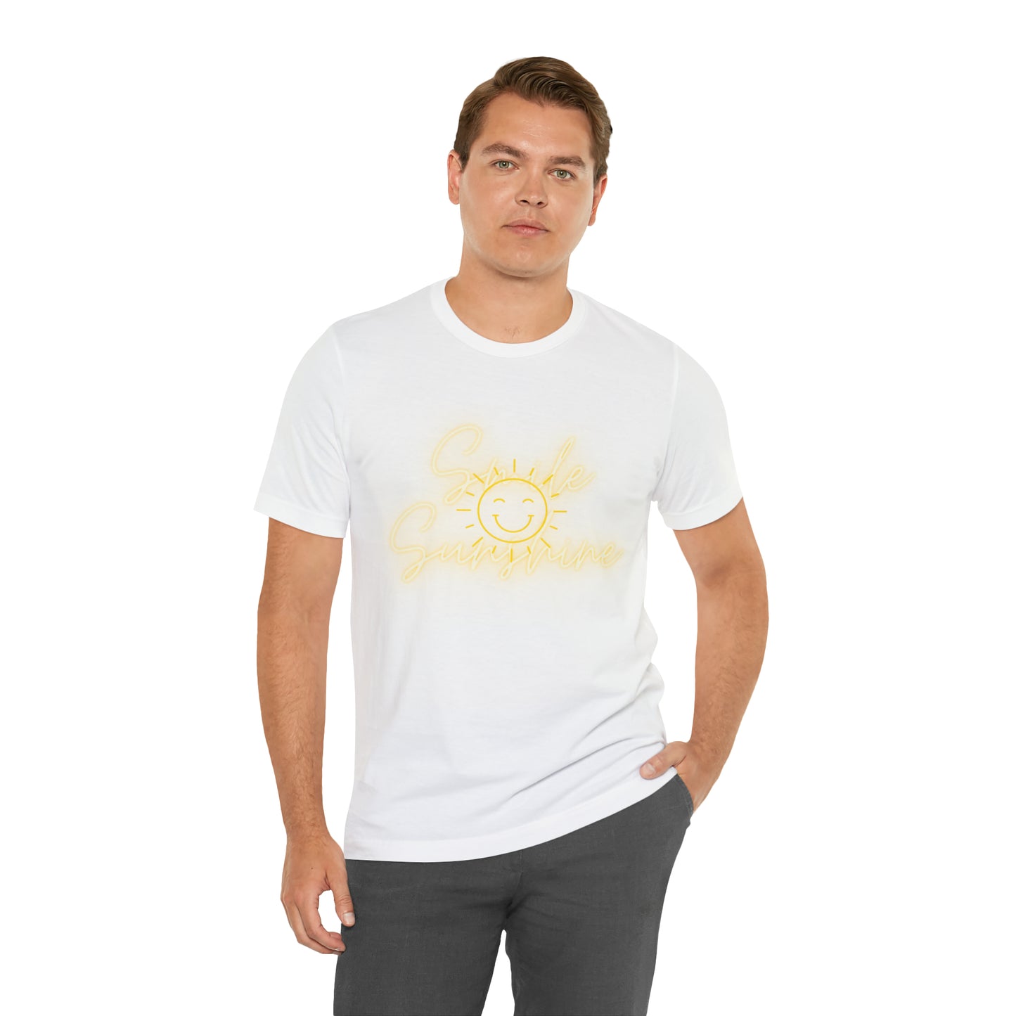 Smile Sunshine - Unisex Jersey Short Sleeve Tee