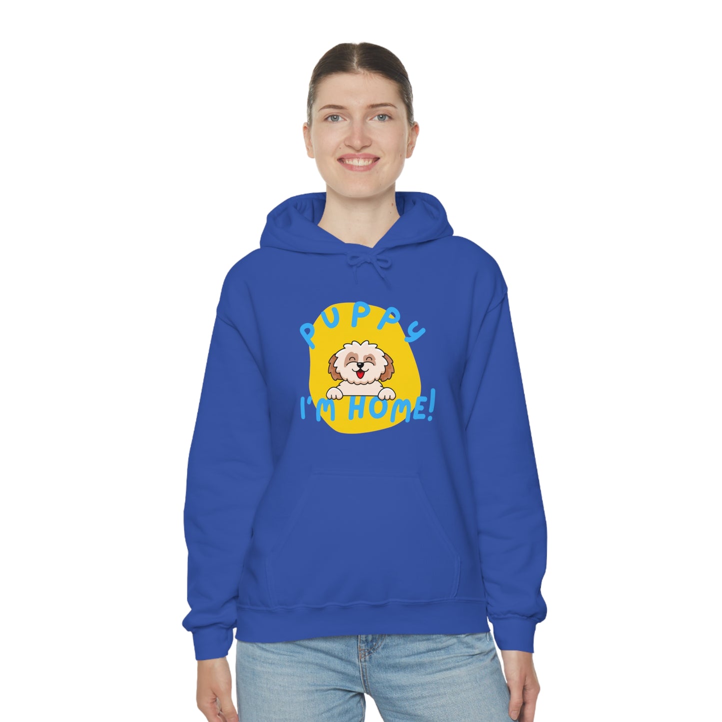 Puppy I'm Home - Unisex Heavy Blend™ Hooded Sweatshirt