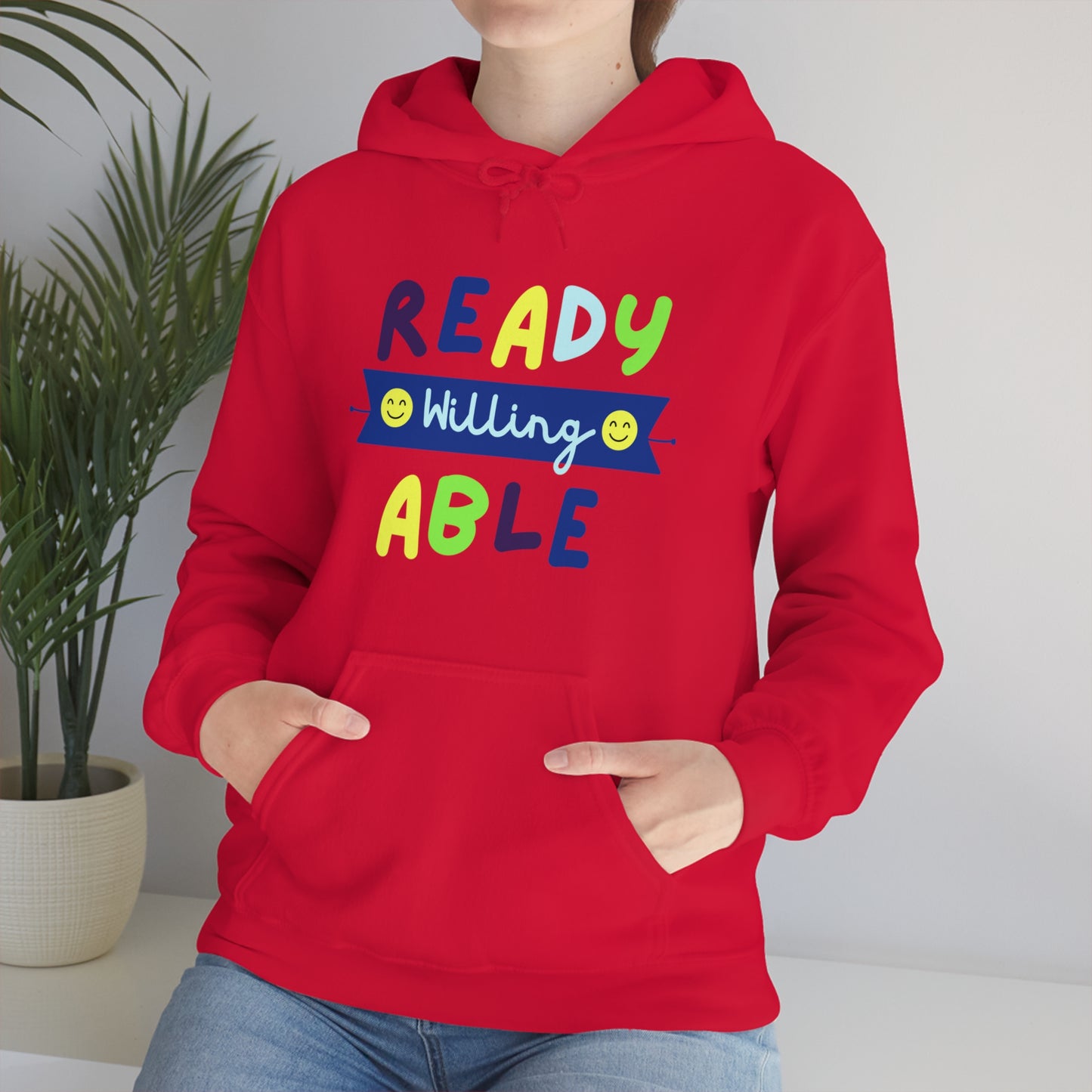 Ready Willing Able  - Unisex Heavy Blend™ Hooded Sweatshirt