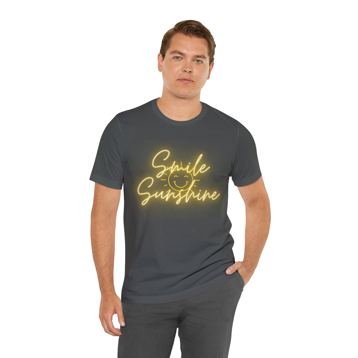 Smile Sunshine - Unisex Jersey Short Sleeve Tee