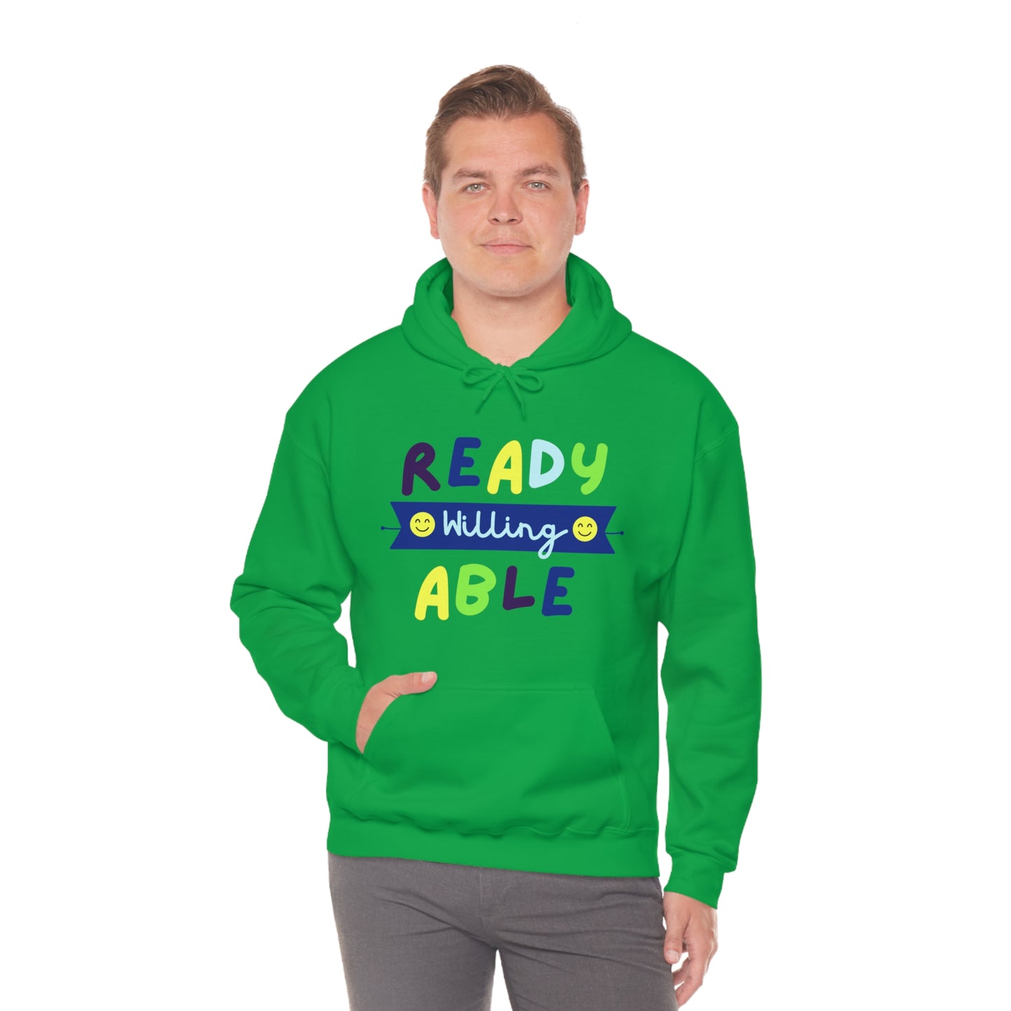 Ready Willing Able  - Unisex Heavy Blend™ Hooded Sweatshirt