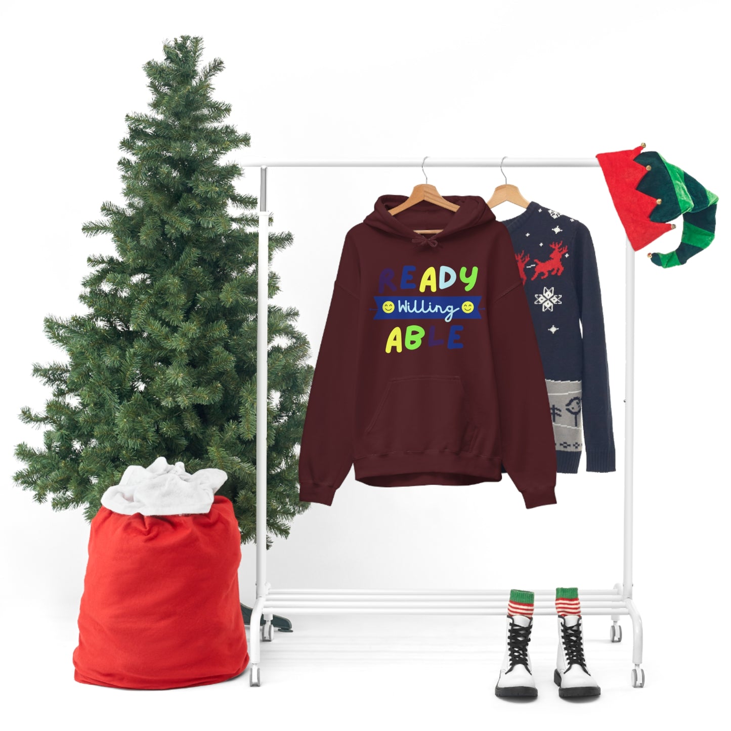 Ready Willing Able  - Unisex Heavy Blend™ Hooded Sweatshirt