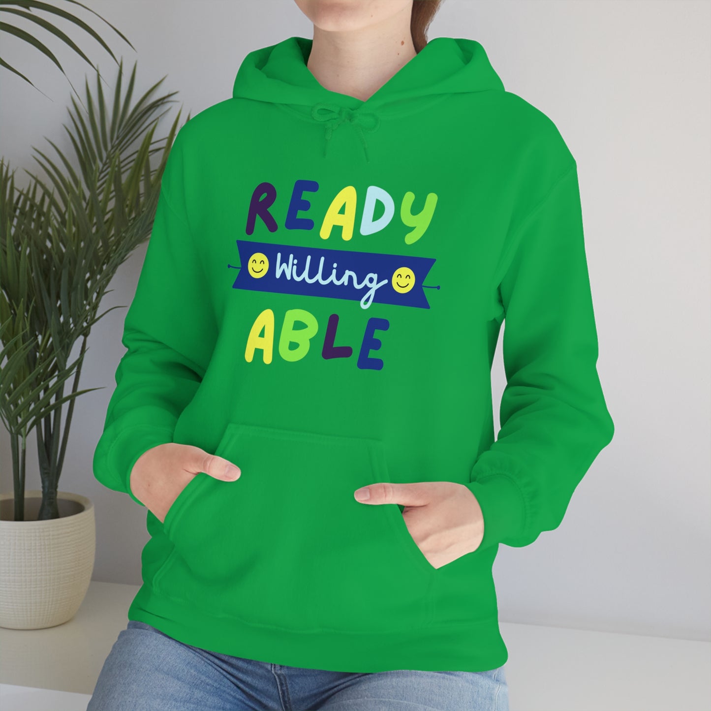Ready Willing Able  - Unisex Heavy Blend™ Hooded Sweatshirt