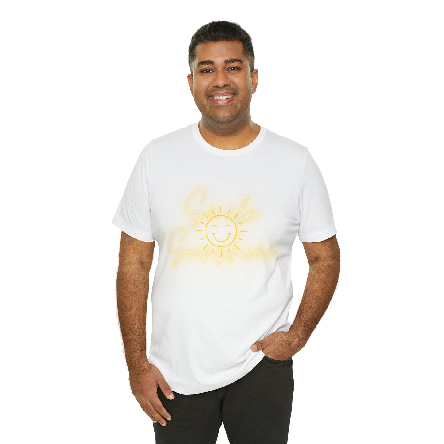 Smile Sunshine - Unisex Jersey Short Sleeve Tee