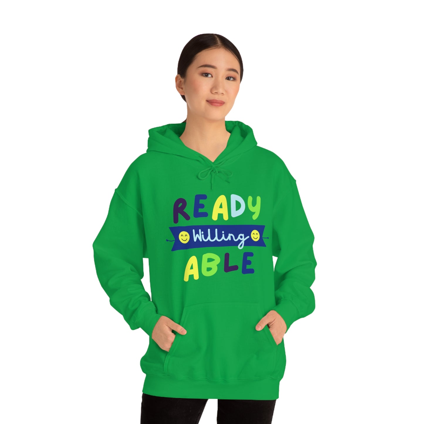 Ready Willing Able  - Unisex Heavy Blend™ Hooded Sweatshirt