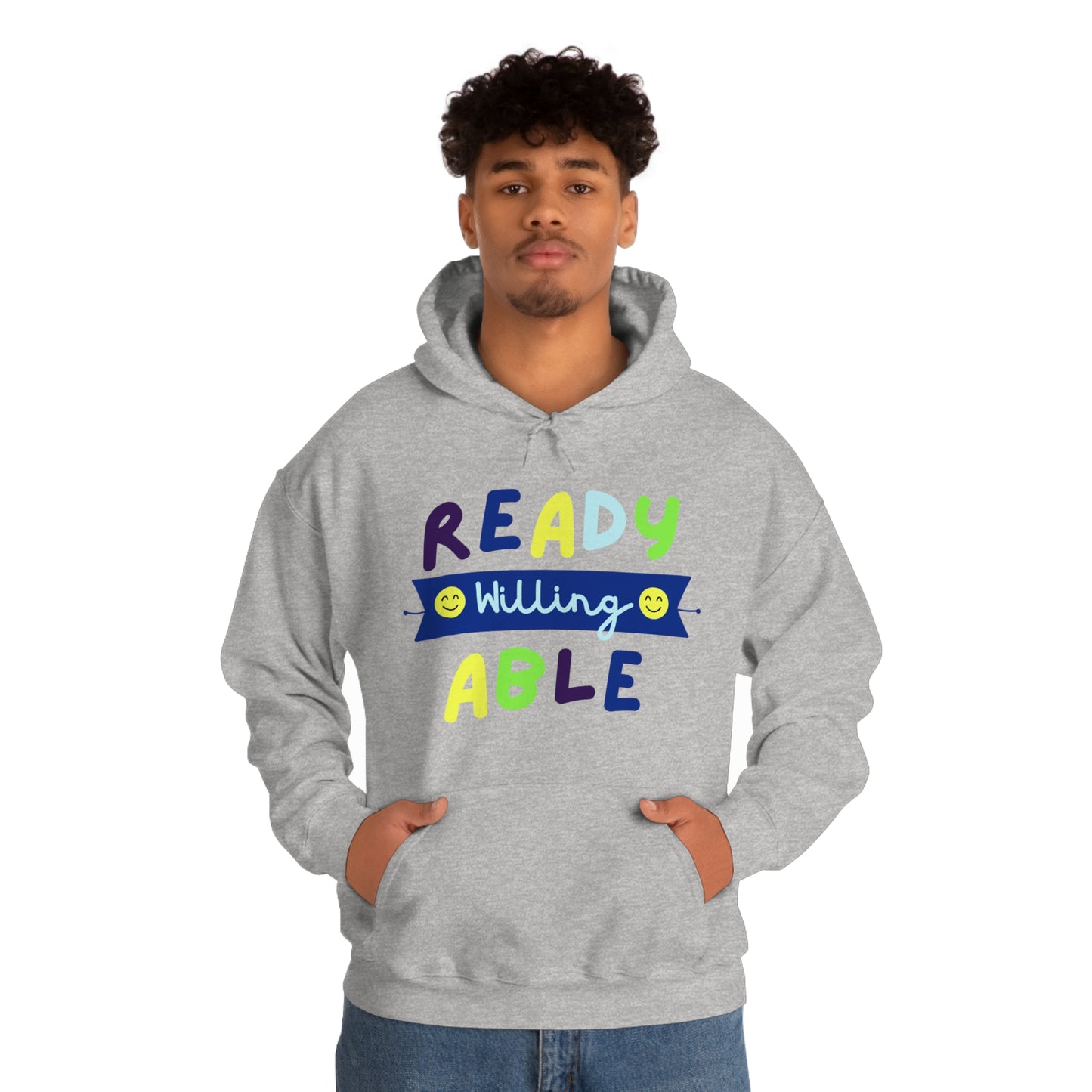 Ready Willing Able  - Unisex Heavy Blend™ Hooded Sweatshirt