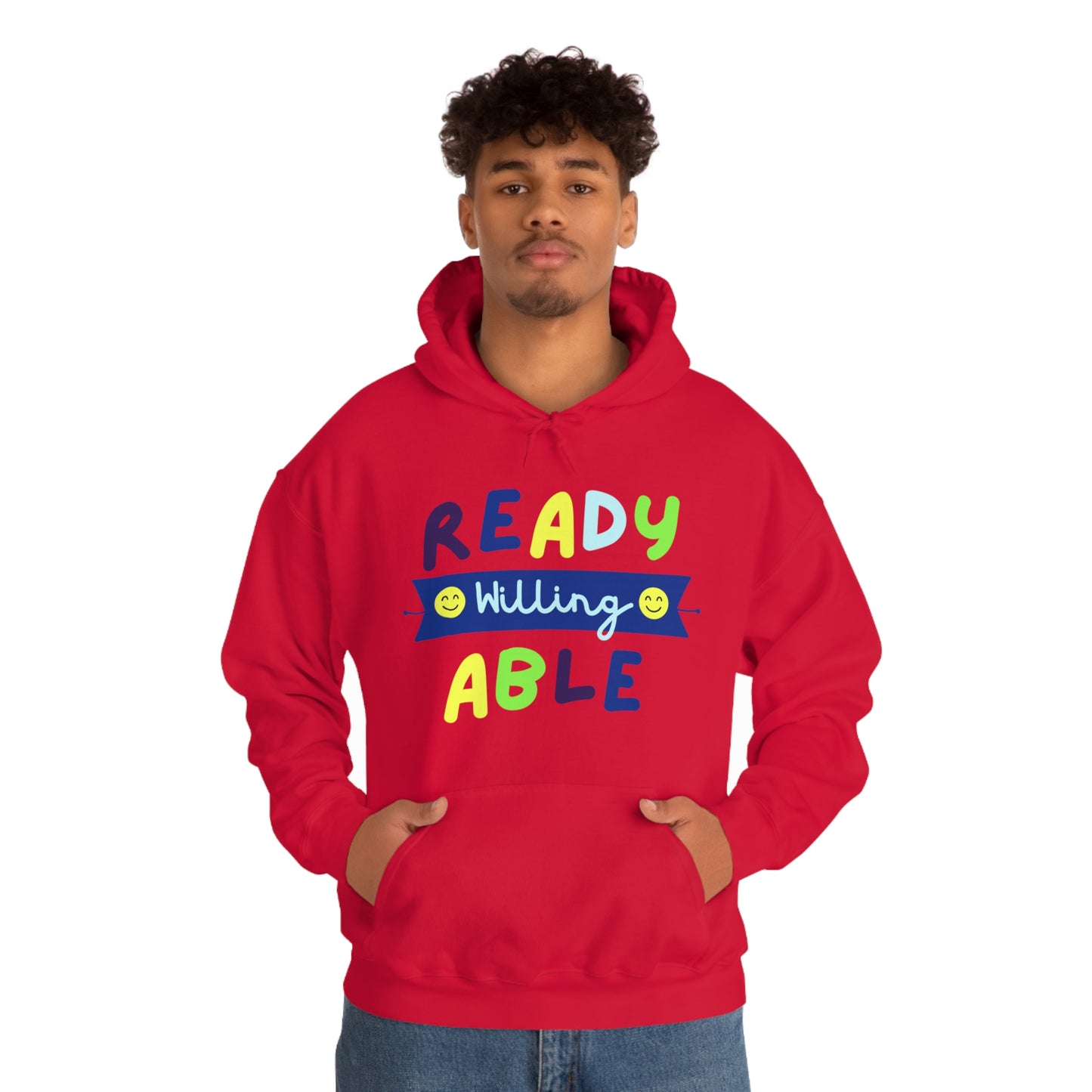 Ready Willing Able  - Unisex Heavy Blend™ Hooded Sweatshirt