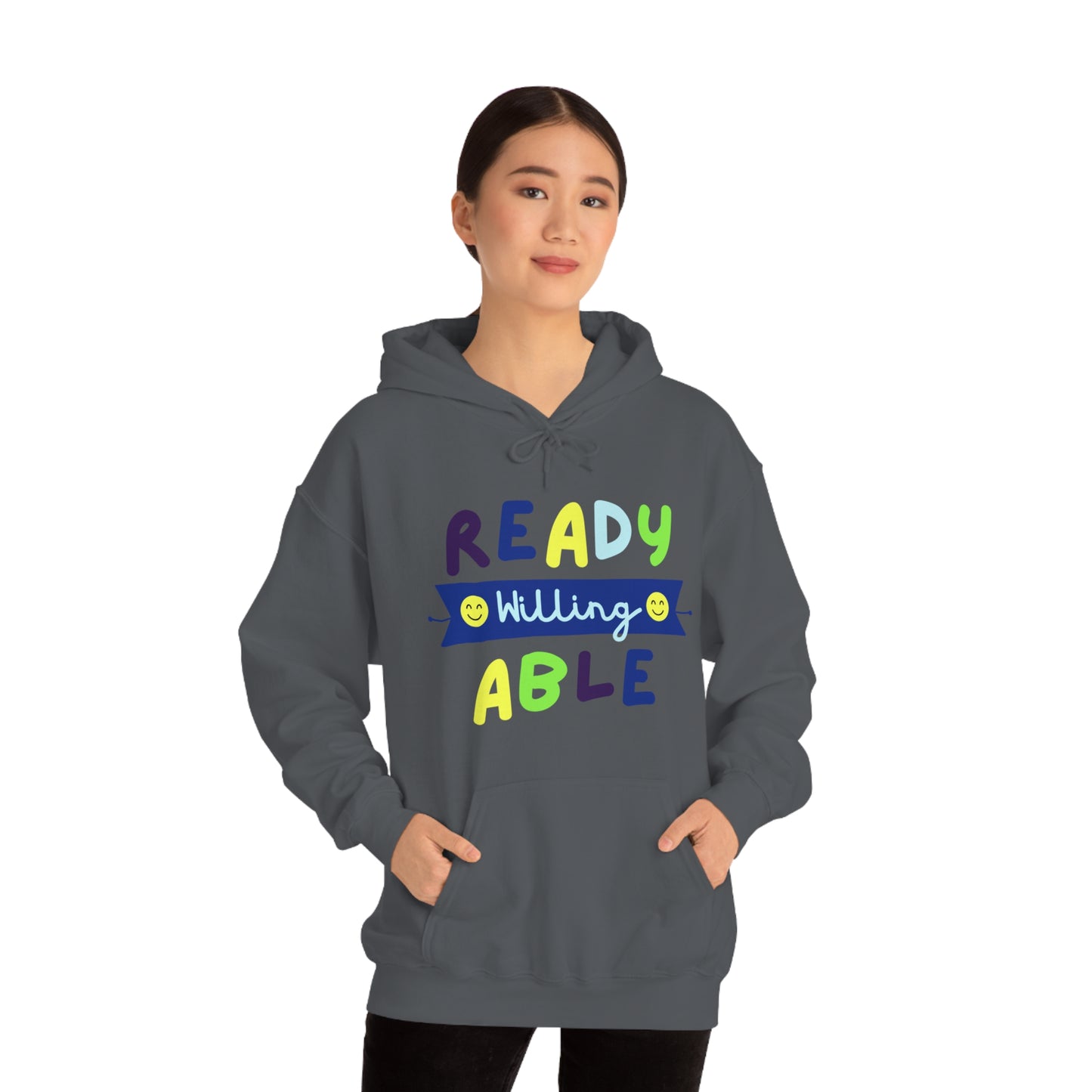 Ready Willing Able  - Unisex Heavy Blend™ Hooded Sweatshirt