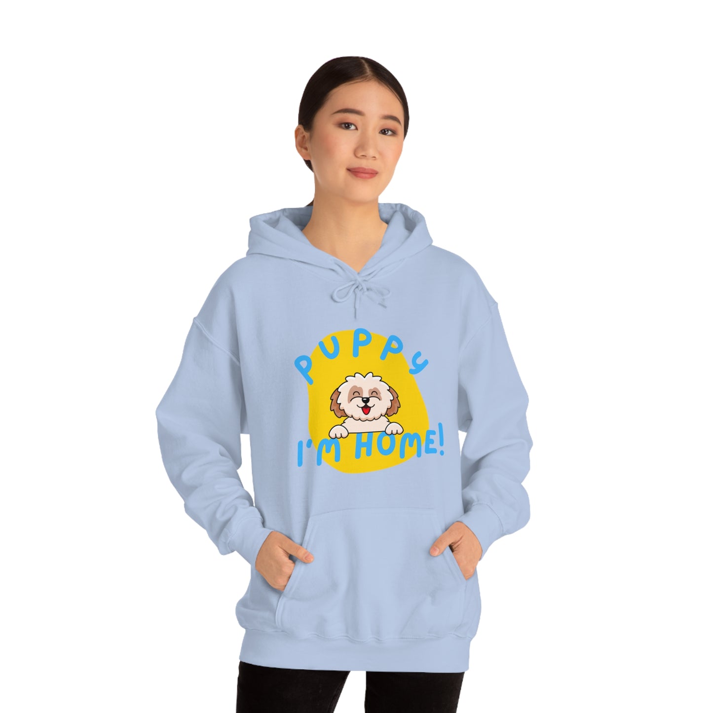 Puppy I'm Home - Unisex Heavy Blend™ Hooded Sweatshirt