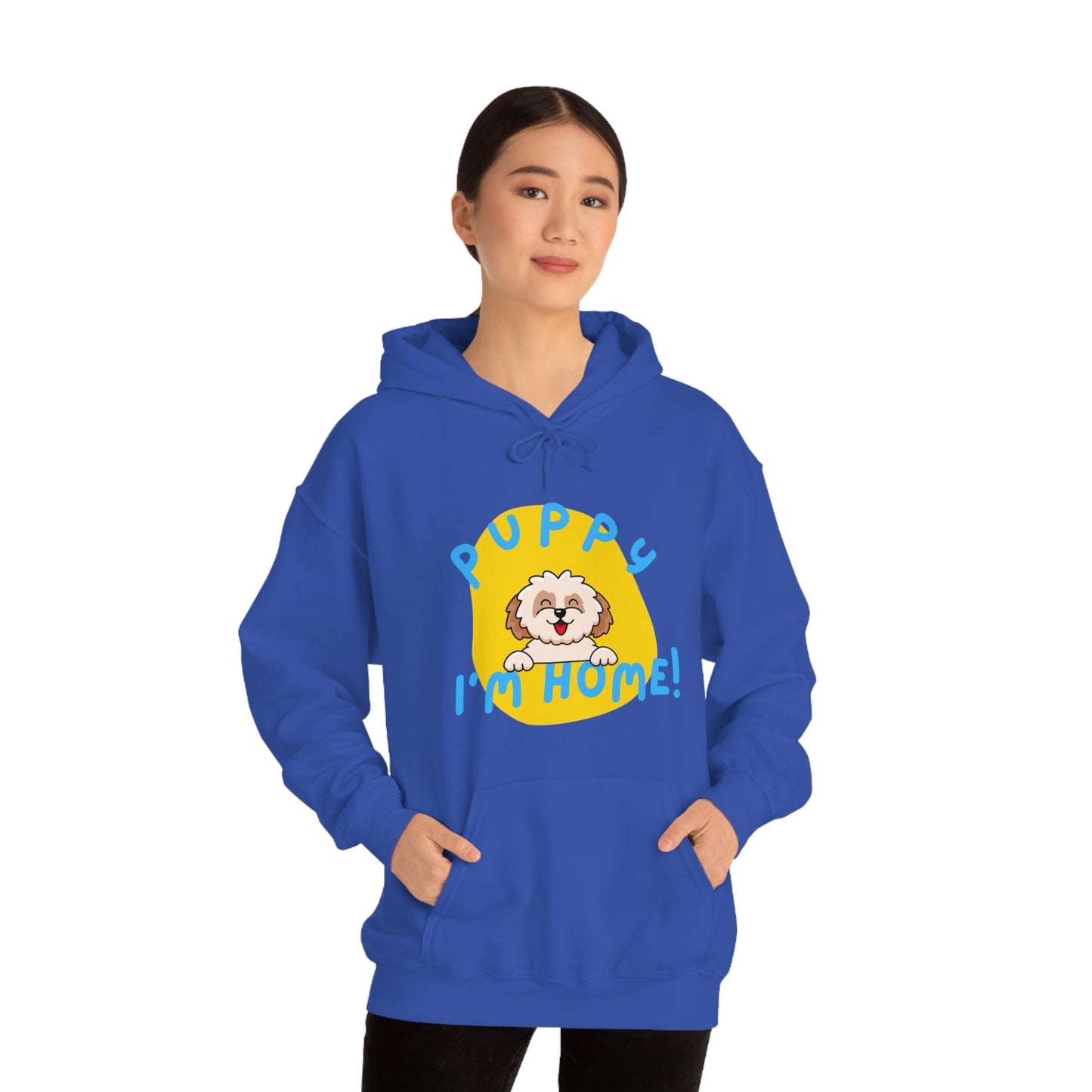 Puppy I'm Home - Unisex Heavy Blend™ Hooded Sweatshirt