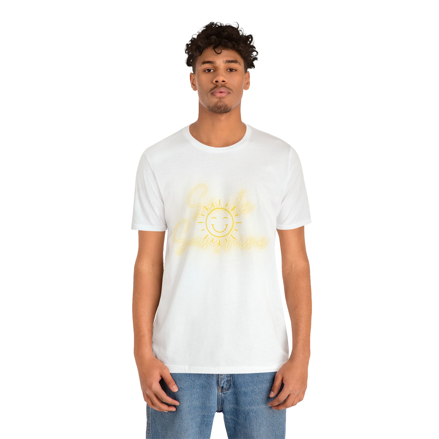 Smile Sunshine - Unisex Jersey Short Sleeve Tee