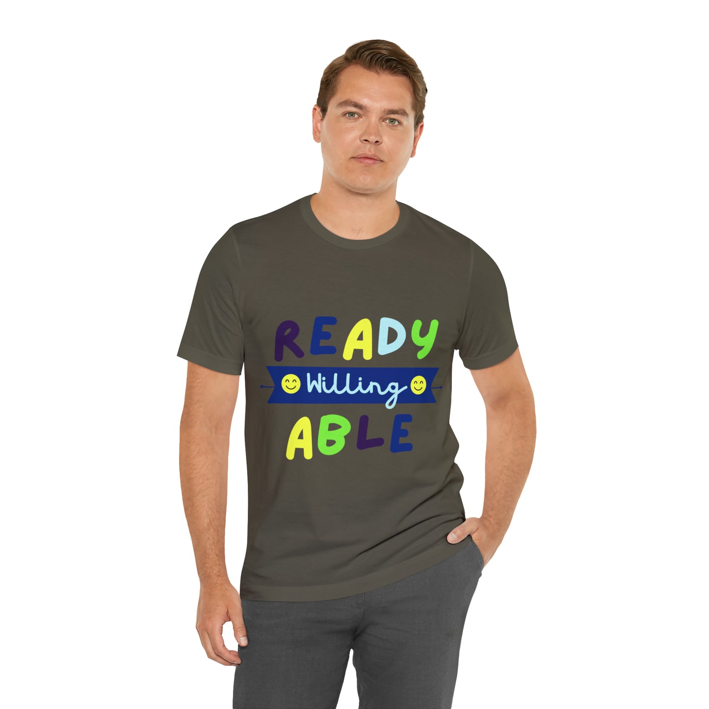 Ready Willing Able - Unisex Jersey Short Sleeve Tee