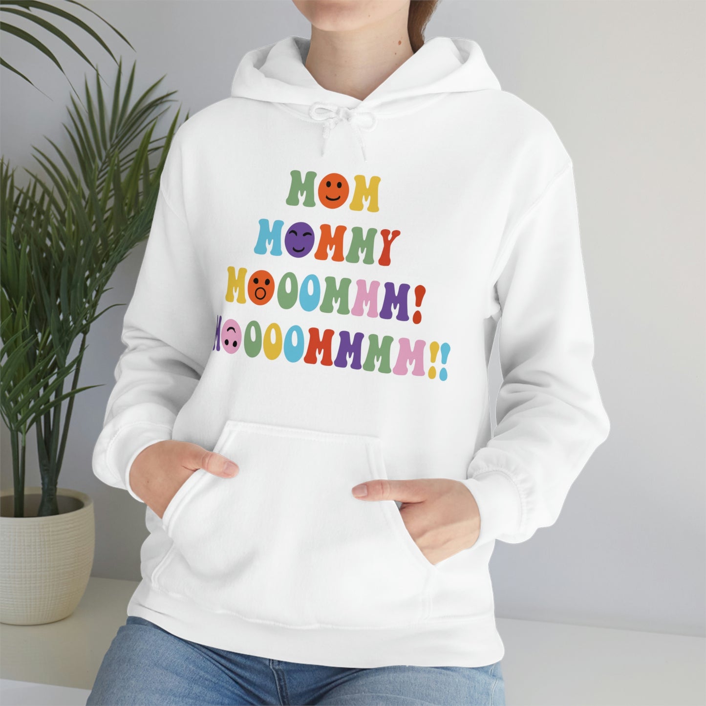 Moooommmm - Unisex Heavy Blend™ Hooded Sweatshirt