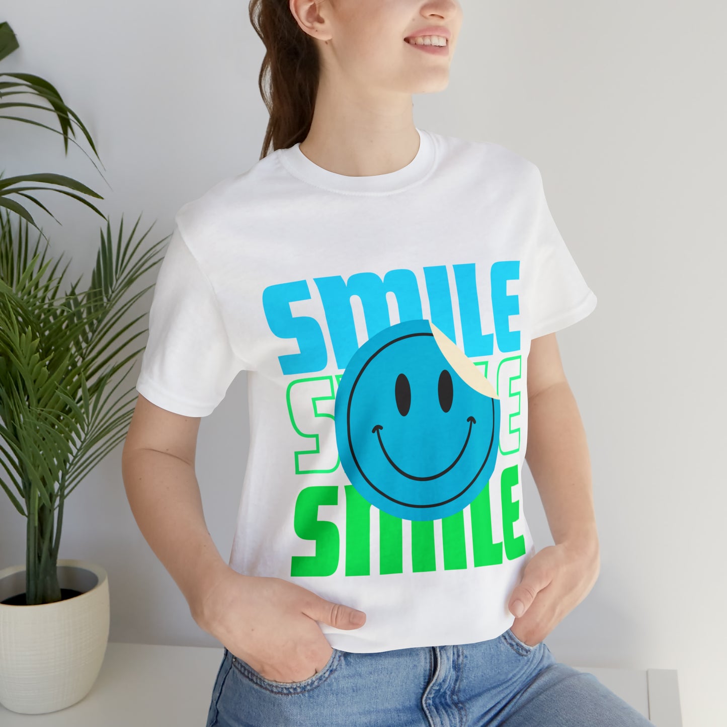 Smile  Unisex Jersey Short Sleeve Tee