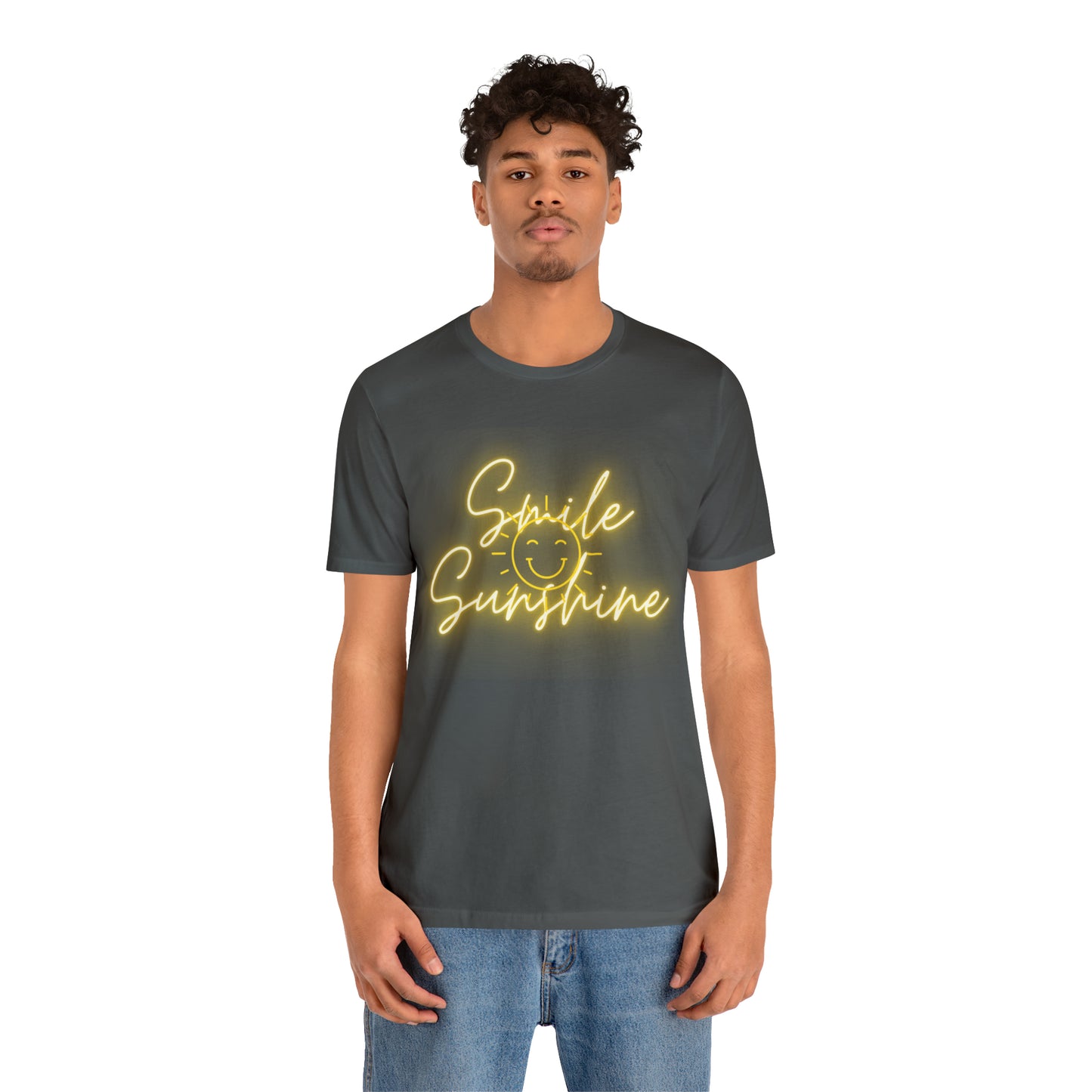 Smile Sunshine - Unisex Jersey Short Sleeve Tee