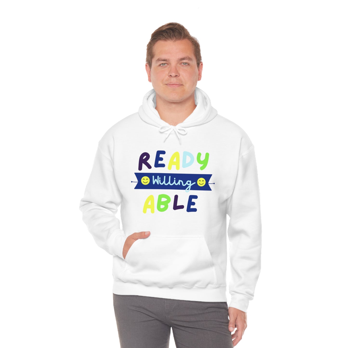Ready Willing Able  - Unisex Heavy Blend™ Hooded Sweatshirt