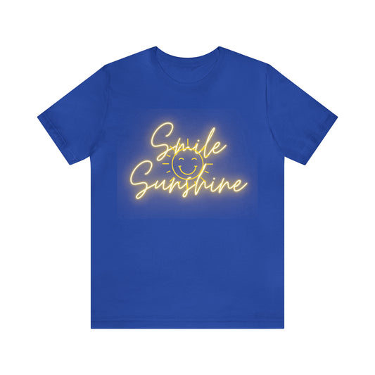 Smile Sunshine - Unisex Jersey Short Sleeve Tee