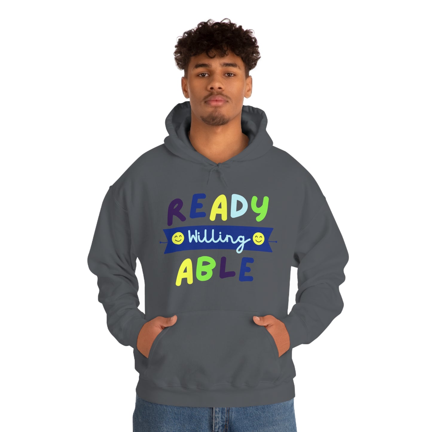 Ready Willing Able  - Unisex Heavy Blend™ Hooded Sweatshirt