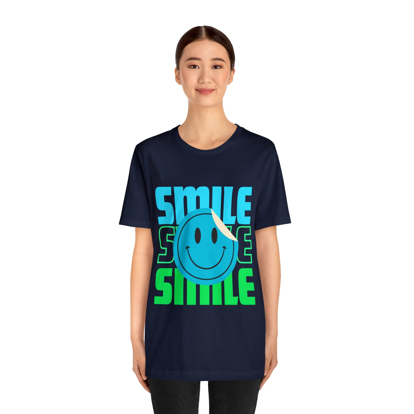 Smile  Unisex Jersey Short Sleeve Tee