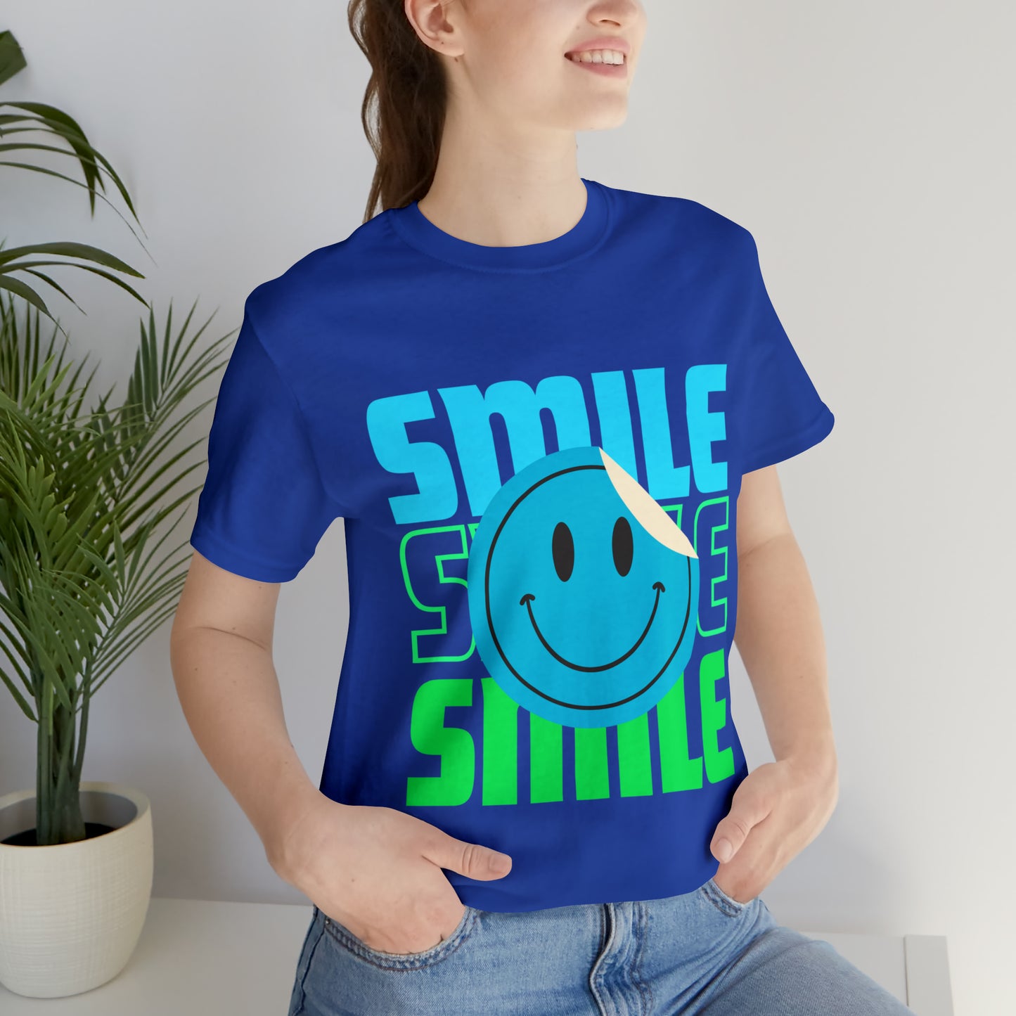 Smile  Unisex Jersey Short Sleeve Tee