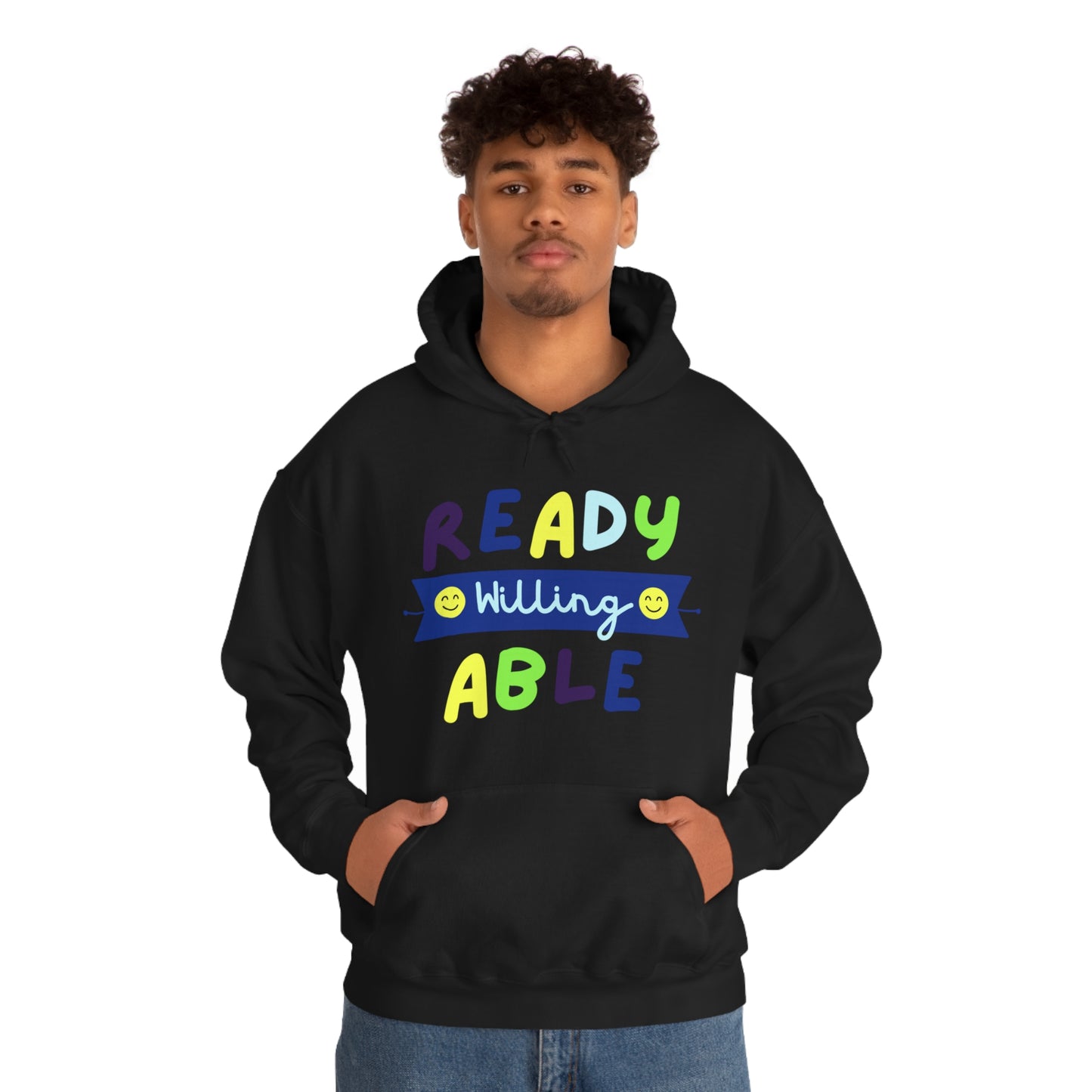 Ready Willing Able  - Unisex Heavy Blend™ Hooded Sweatshirt