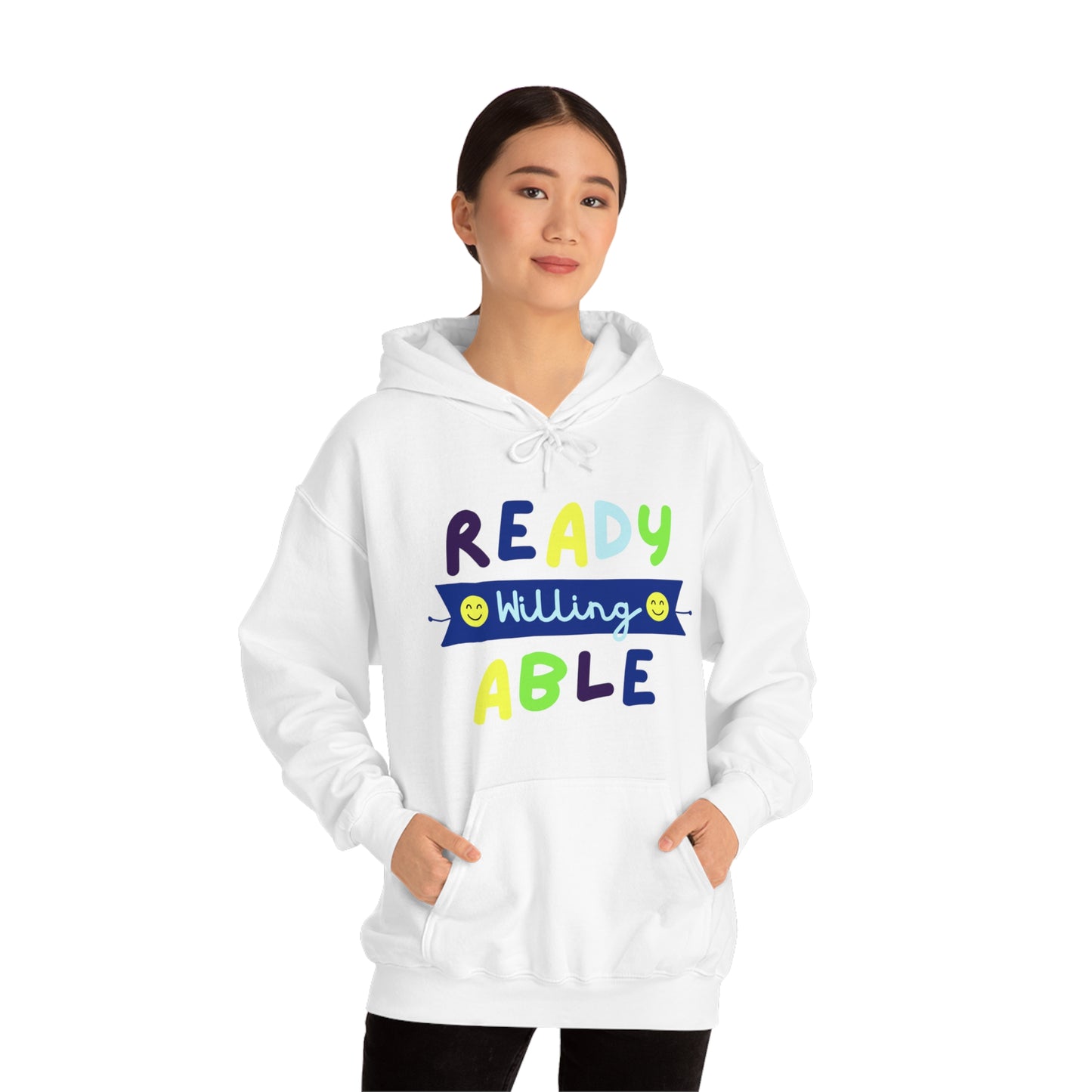 Ready Willing Able  - Unisex Heavy Blend™ Hooded Sweatshirt