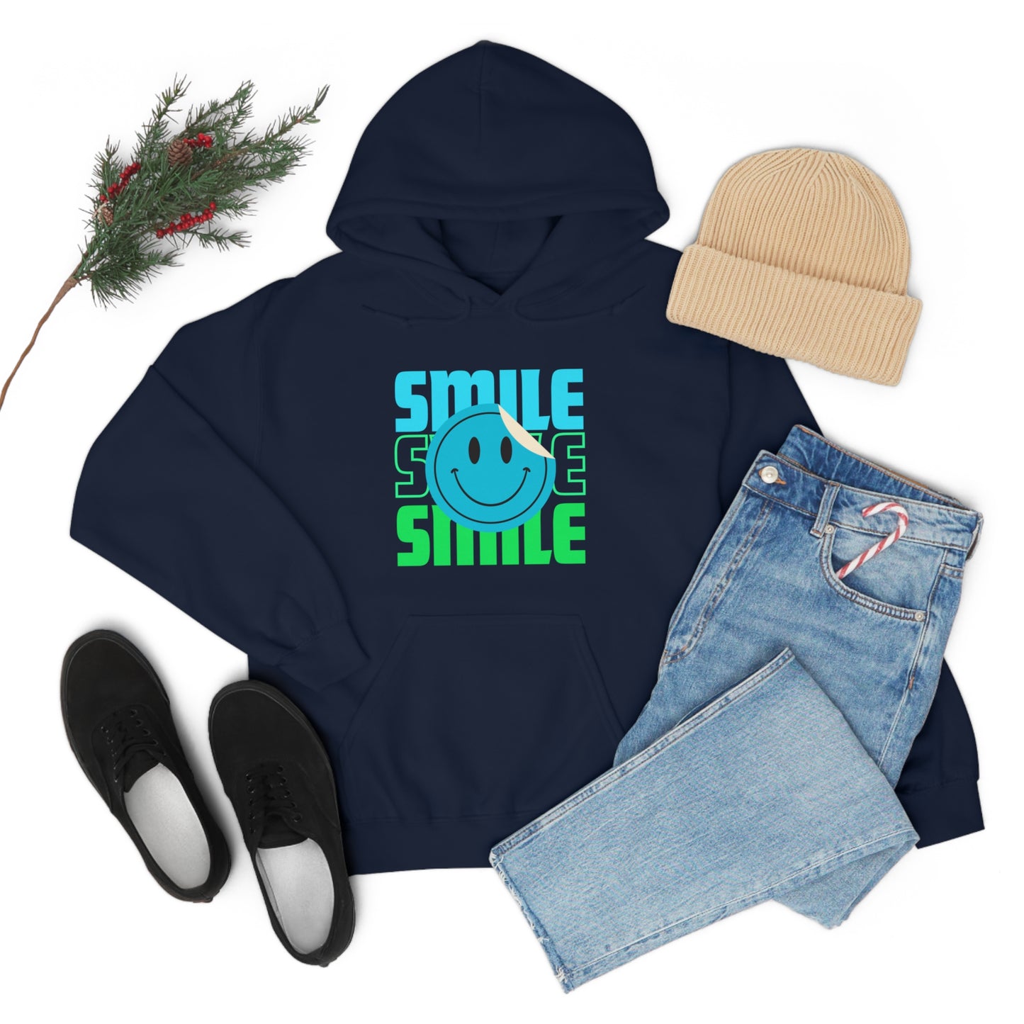 Smile - Unisex Heavy Blend™ Hooded Sweatshirt