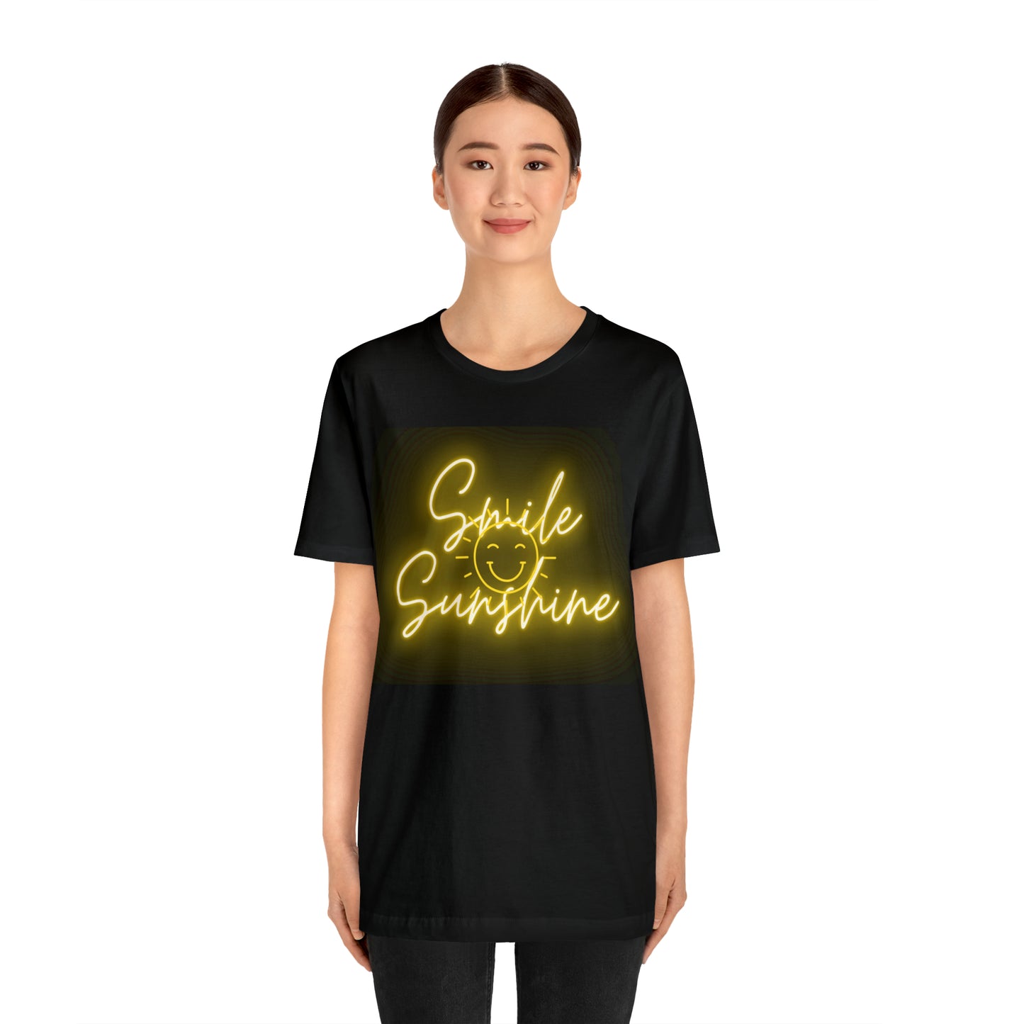Smile Sunshine - Unisex Jersey Short Sleeve Tee
